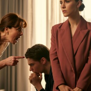 “Julian, tell that woman to leave! I don’t want her in my house another minute!” said Mrs. Lefevre, her voice sharp as glass, her hand gripping the armrest of the velvet chair.