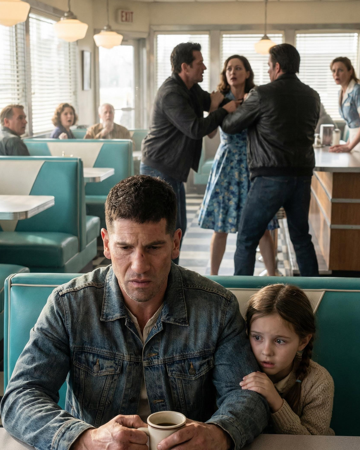 “Daddy, Please Help Her…” A Single Dad Stopped Two Men — The Next Day, a CEO Found Him