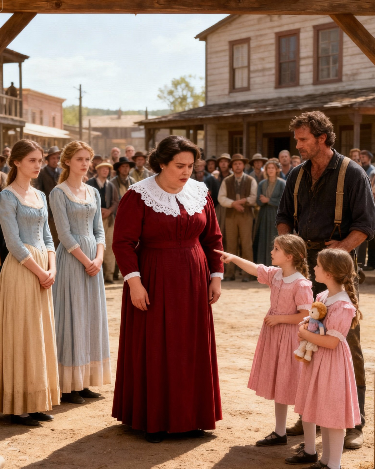 We Want THIS One, Daddy! The Twins Insisted — As the Town Whispered the Widow Was “Too Wide to Wed