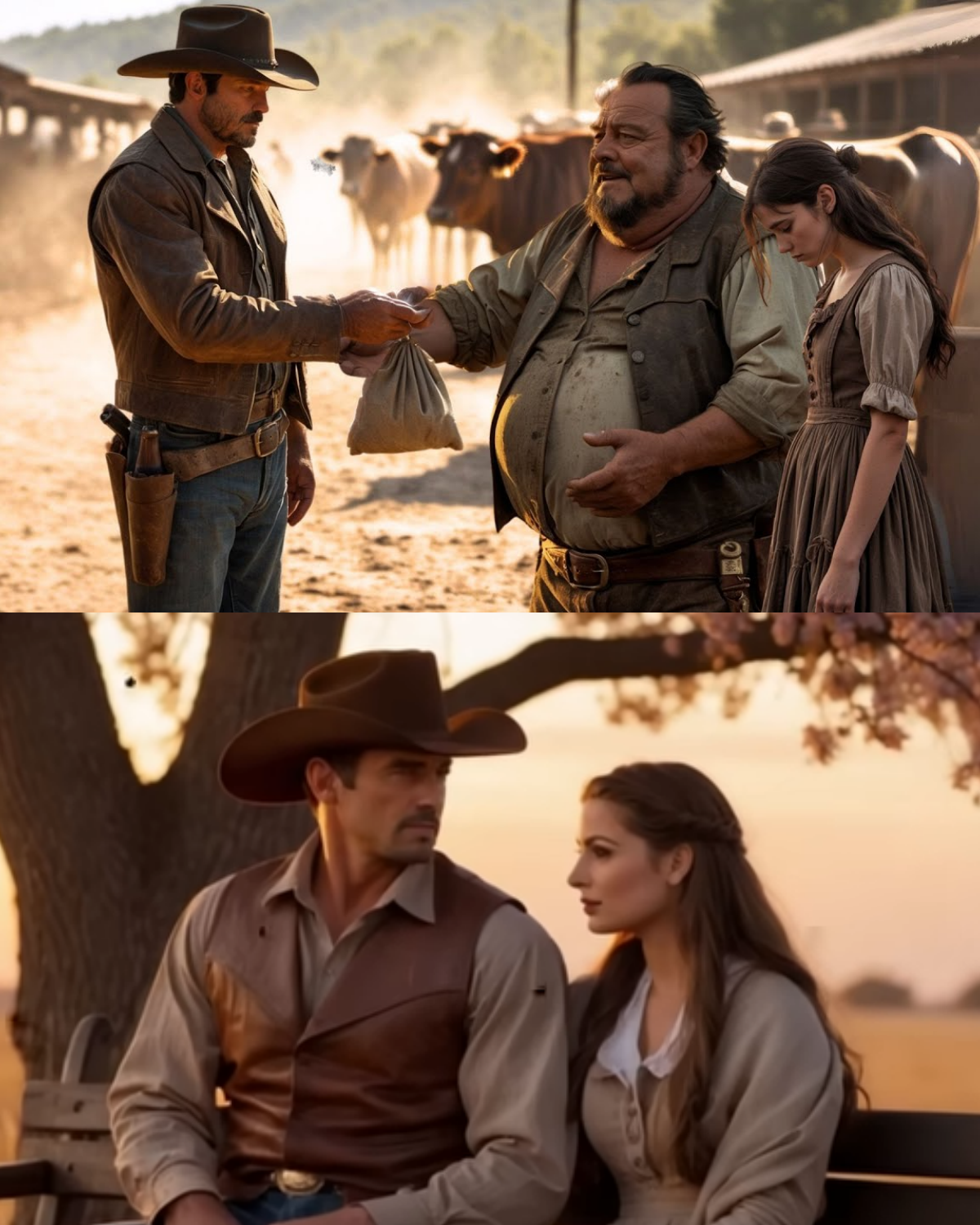 Lonely Rancher Bought a Deaf Girl Sold by Her Drunk Father—Then Realized She Heard…