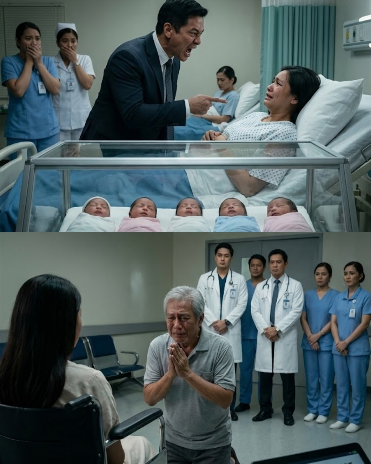 IN 1995, HE ABANDONED HIS WIFE AT THE HOSPITAL BECAUSE SHE GAVE BIRTH TO FIVE “DARK-SKINNED” BABIES Thirty years later, the world was shocked by what the DNA test revealed