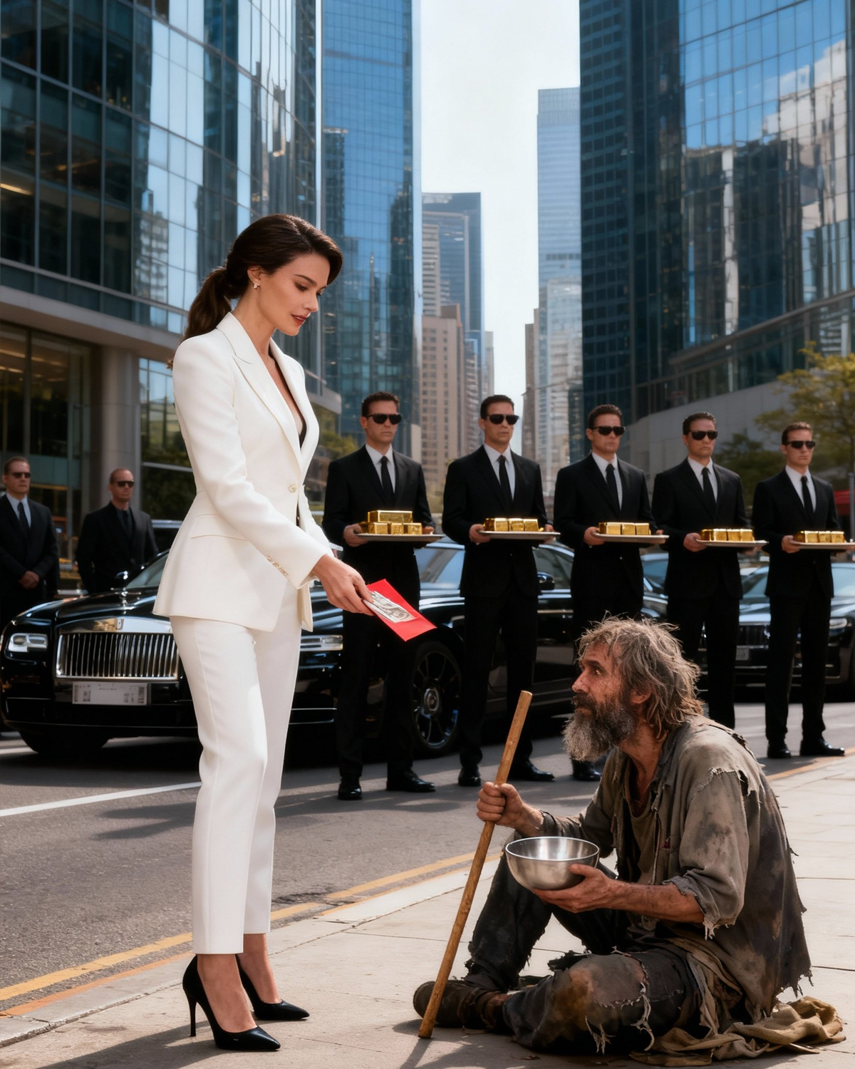 Rich CEO Poses As Beggar To Test Hearts, But A Girl Pays Millions To Hire Him As Contract Husband