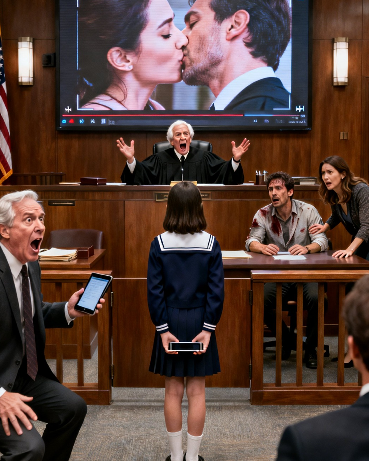 My husband files for divorce, and my 10-year old daughter asks the judge: โMay I show you something that Mom doesnโt know about, Your Honor?โย