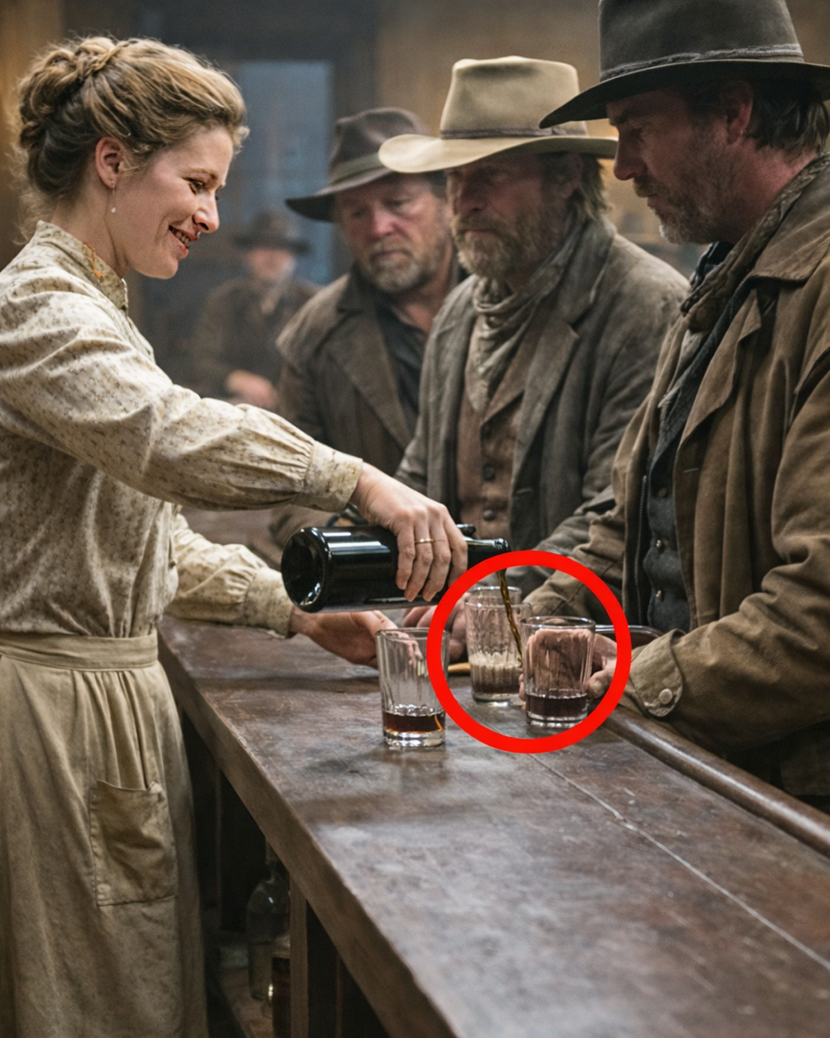 Bandits Demanded Free Whiskey…She Poured a Special Bottle ‘Drink Up It’s on the House for Dead Men