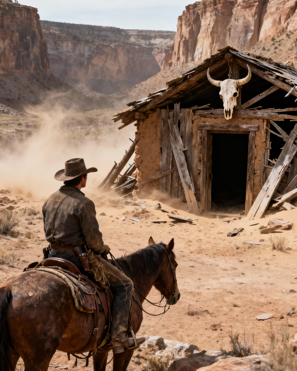 Fired Cowboy and His Horse Buy a Native Cabin for $1 — What Happens Next Changes Everything
