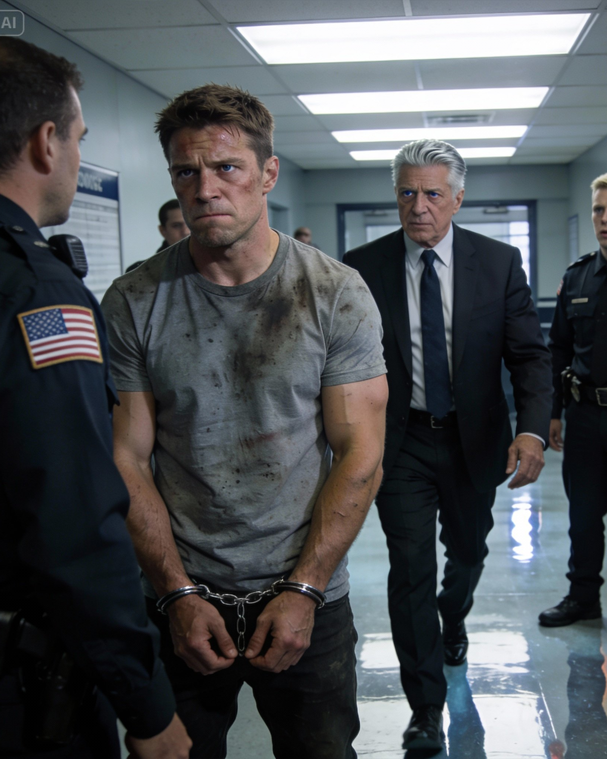 My Fiancée Falsely Accused Me To Get Me Arrested. She Sneered: “Have Fun In Jail, Loser.” She Didn’t Know My One Phone Call Was To My Dad… The Chief Of Police. He Walked Into The Station And Asked The Officer: “Would You Mind Explaining Why My Son Is In Handcuffs?”