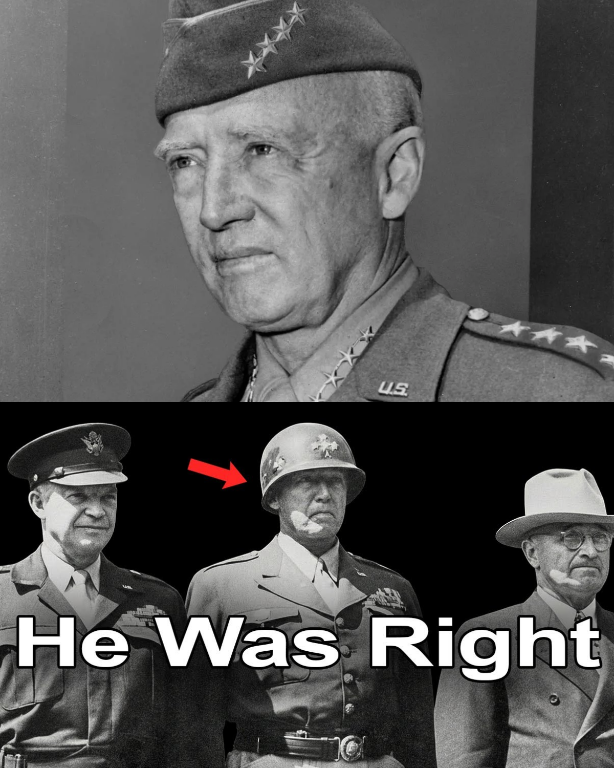 “They Called Him Insane for Wanting Another War: How Patton Saw the Soviet Threat in 1945—and How Eisenhower Chose Silence Over Strategy”