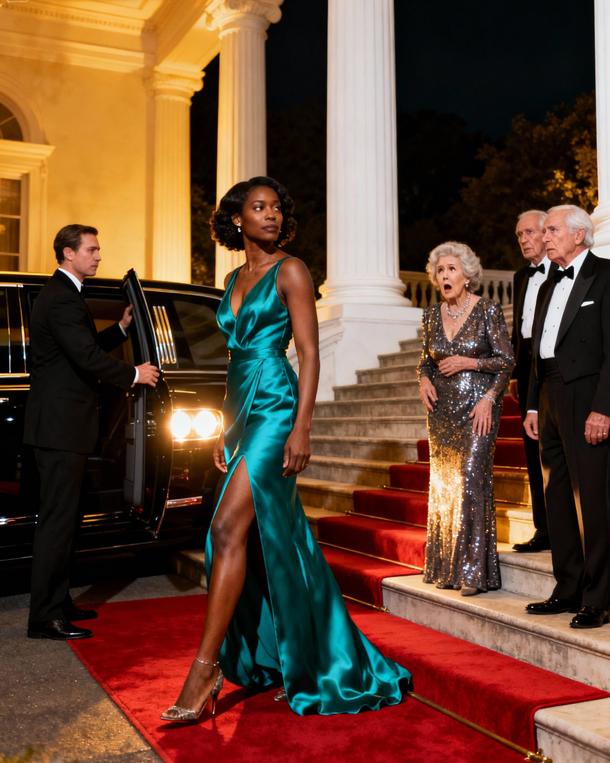 Husband’s Mom Told the Black Woman to Leave the Party—Then Her Chauffeur-Driven Limousine Pulled Up