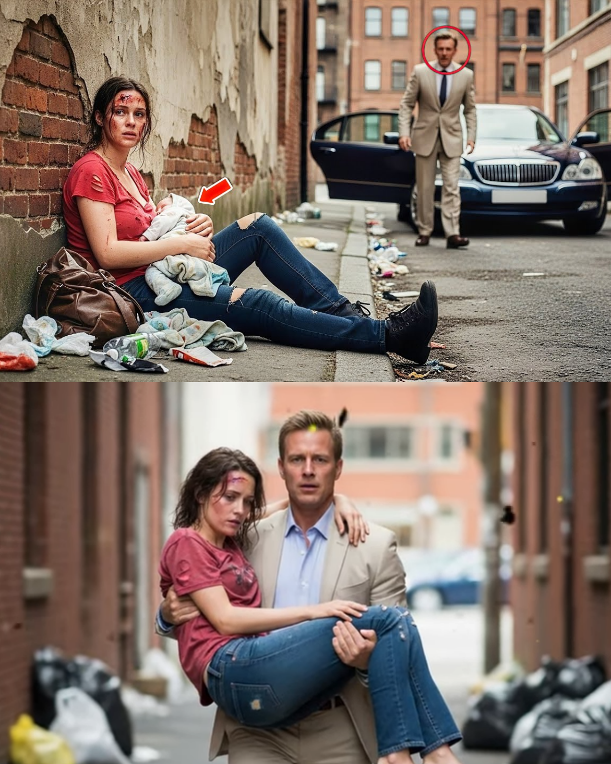 Millionaire Returned Home to Find His Wife Abandoned in an Alley — What He Did Next Shocked the City