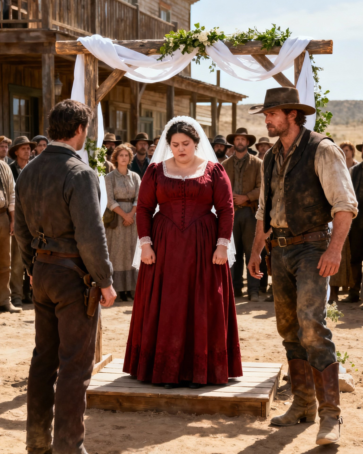 The Groom Refused to Marry the Obese Girl at the Altar — But the Cowboy Said, ‘I Will.’