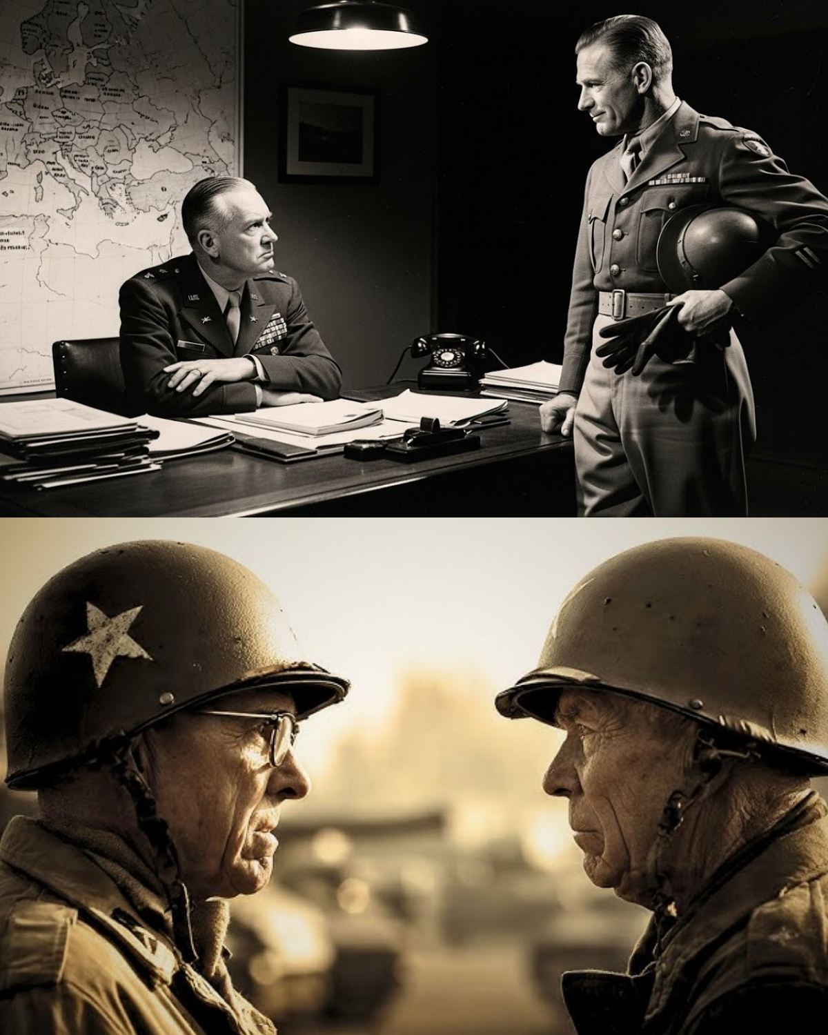 “What Bradley Said When Patton Took Trier Without Orders — Then Asked To Give It Back “