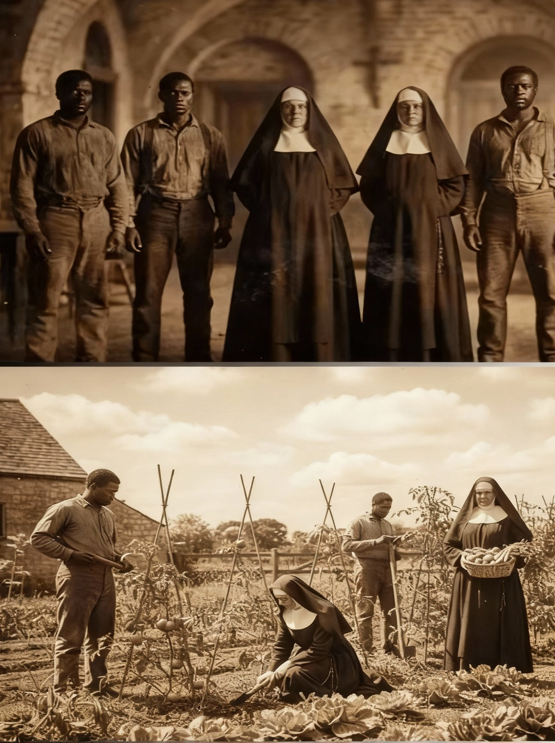 The Impossible Secret of 2 Nuns who Shared 3 Male Slaves — Bishop Knew Everything