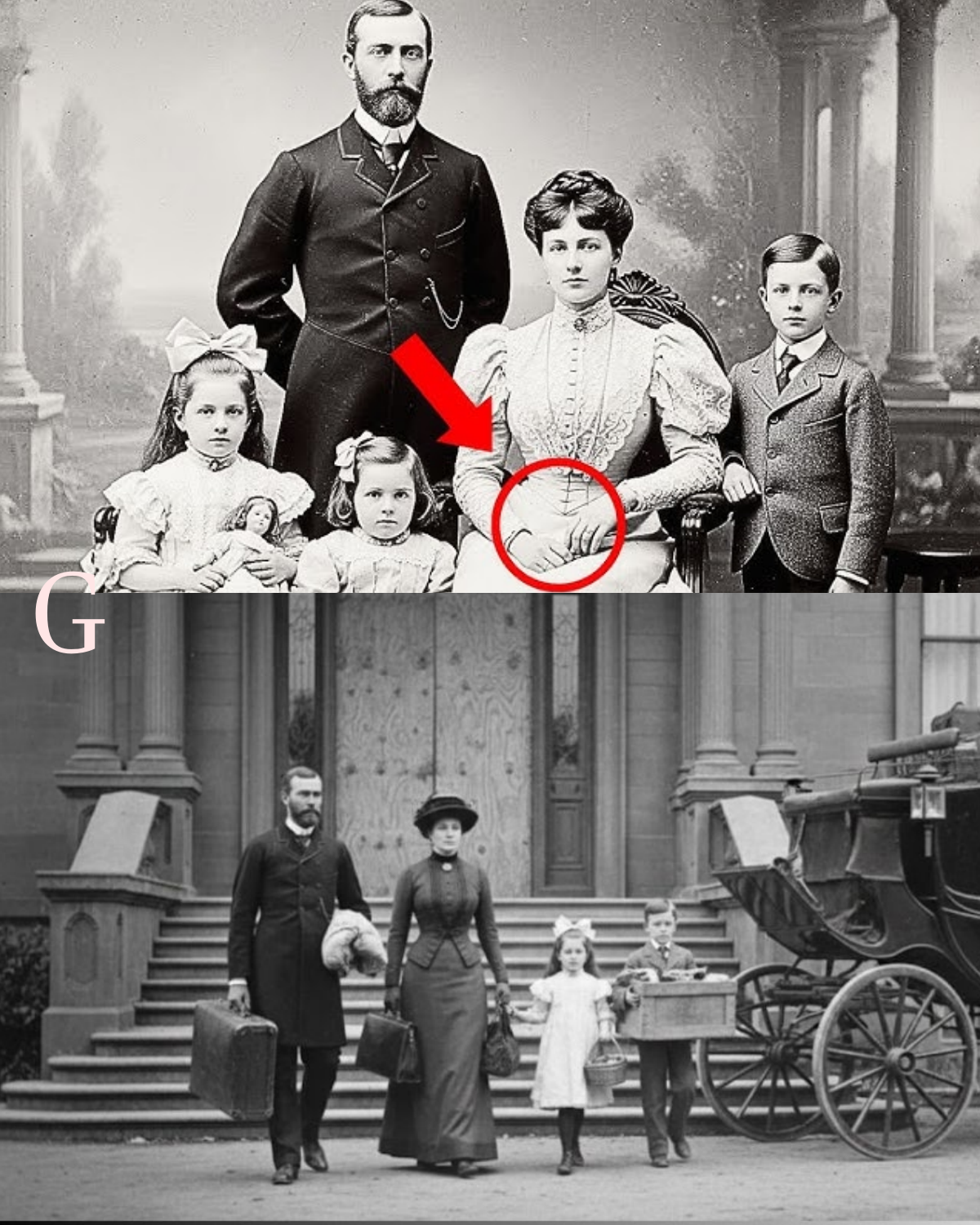 Family Portrait Discovered — And Historians Recoil When They Enlarge the Mother’s Hand