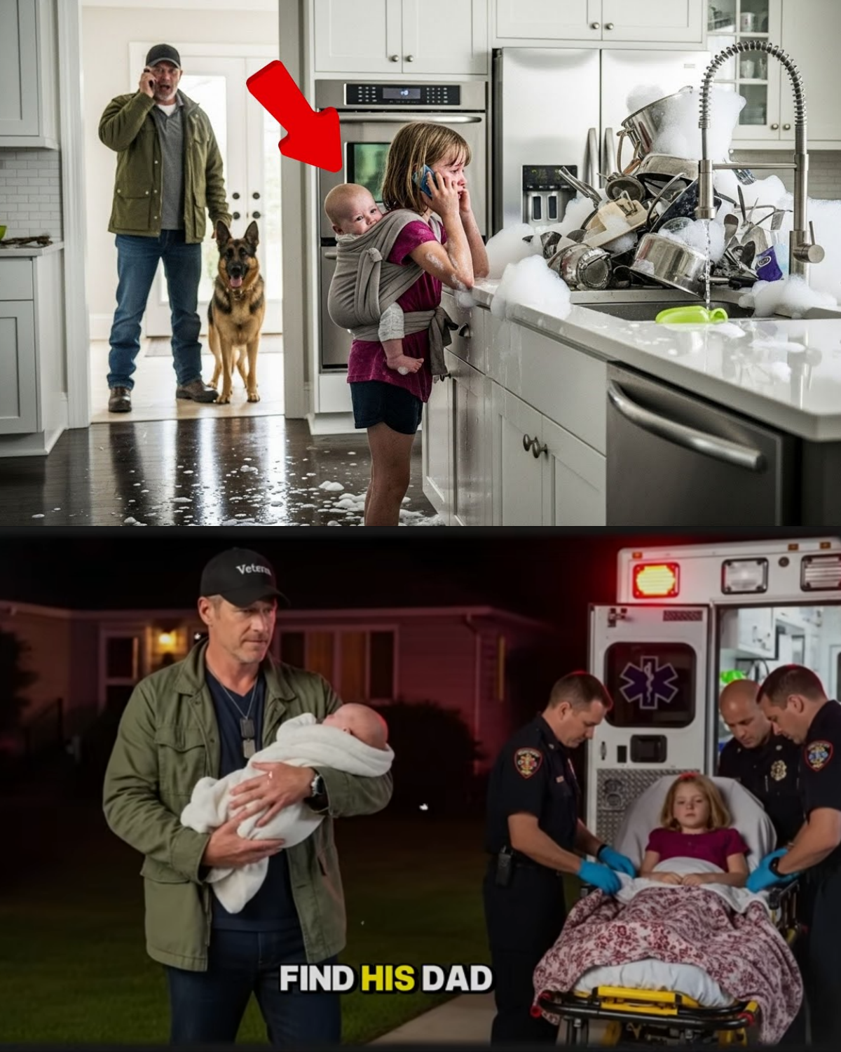 Little Girl Called Her Veteran Father and Said, “Daddy, My Back Hurts” — Until He Came Home and Saw…