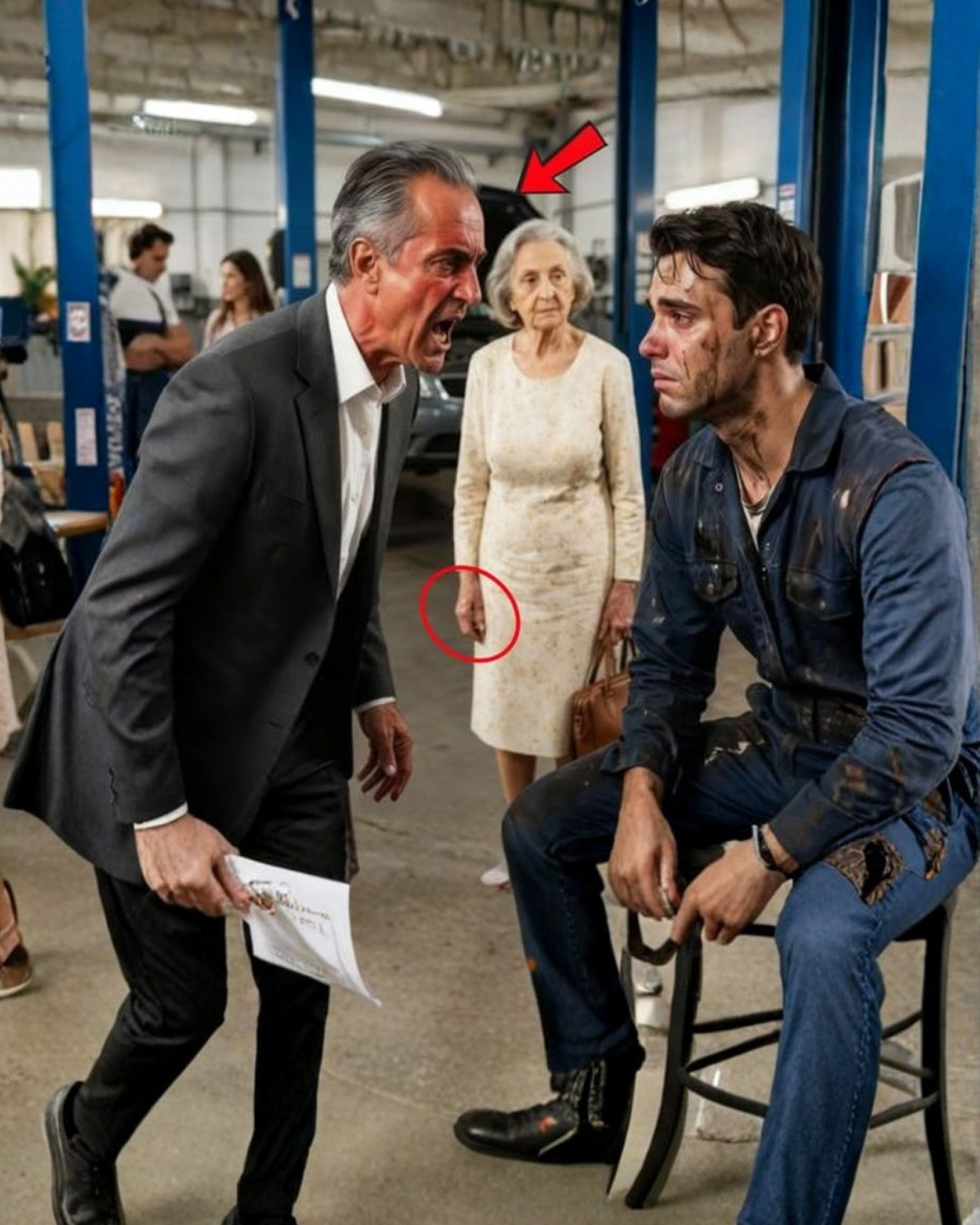 He fixed an elderly woman’s car for free—and they fired him… but days later he found out who she really was…