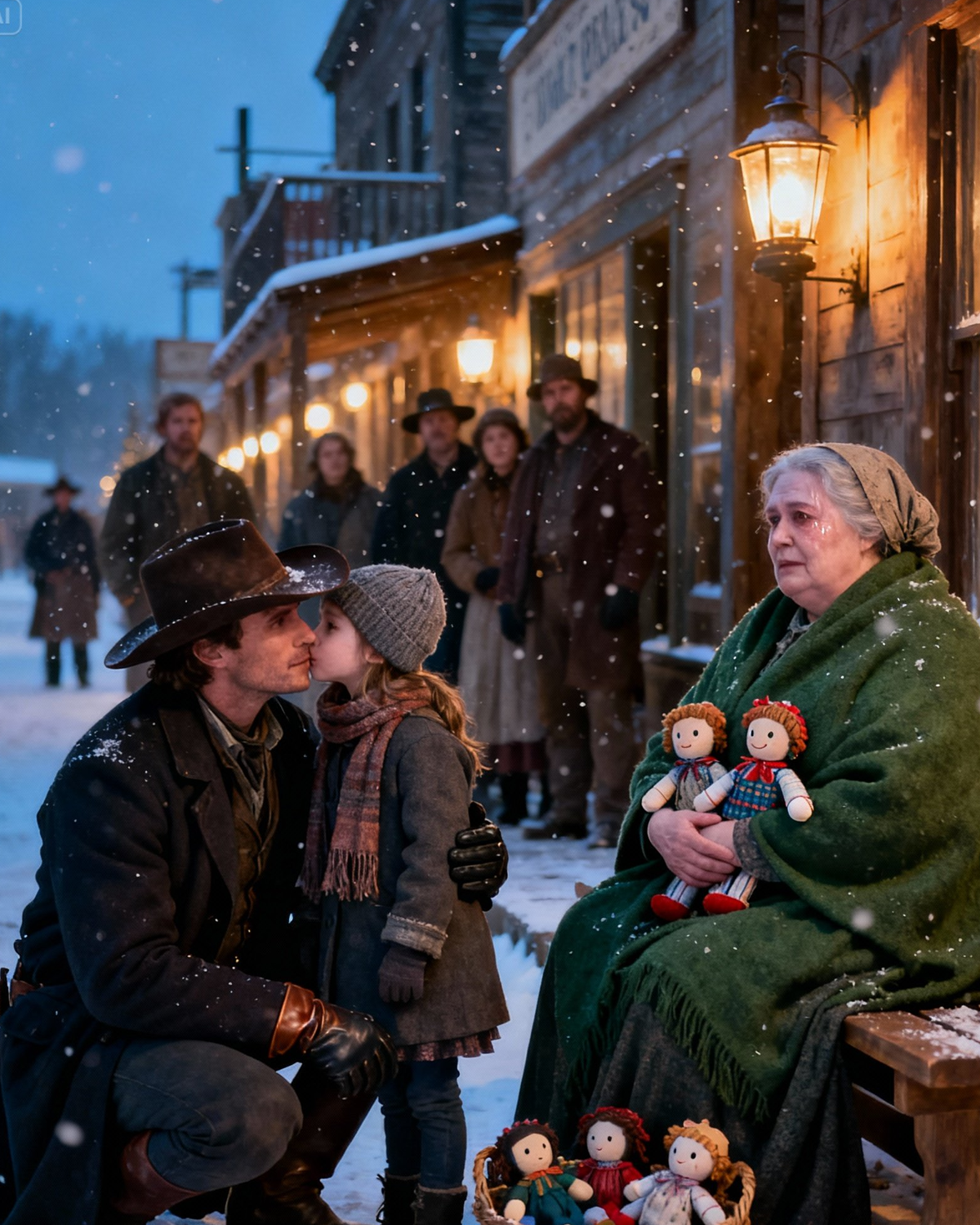 Can We Bring HER Home for Christmas,Daddy?—The Girl Asked,Seeing the Obese Widow Holding Ragdolls