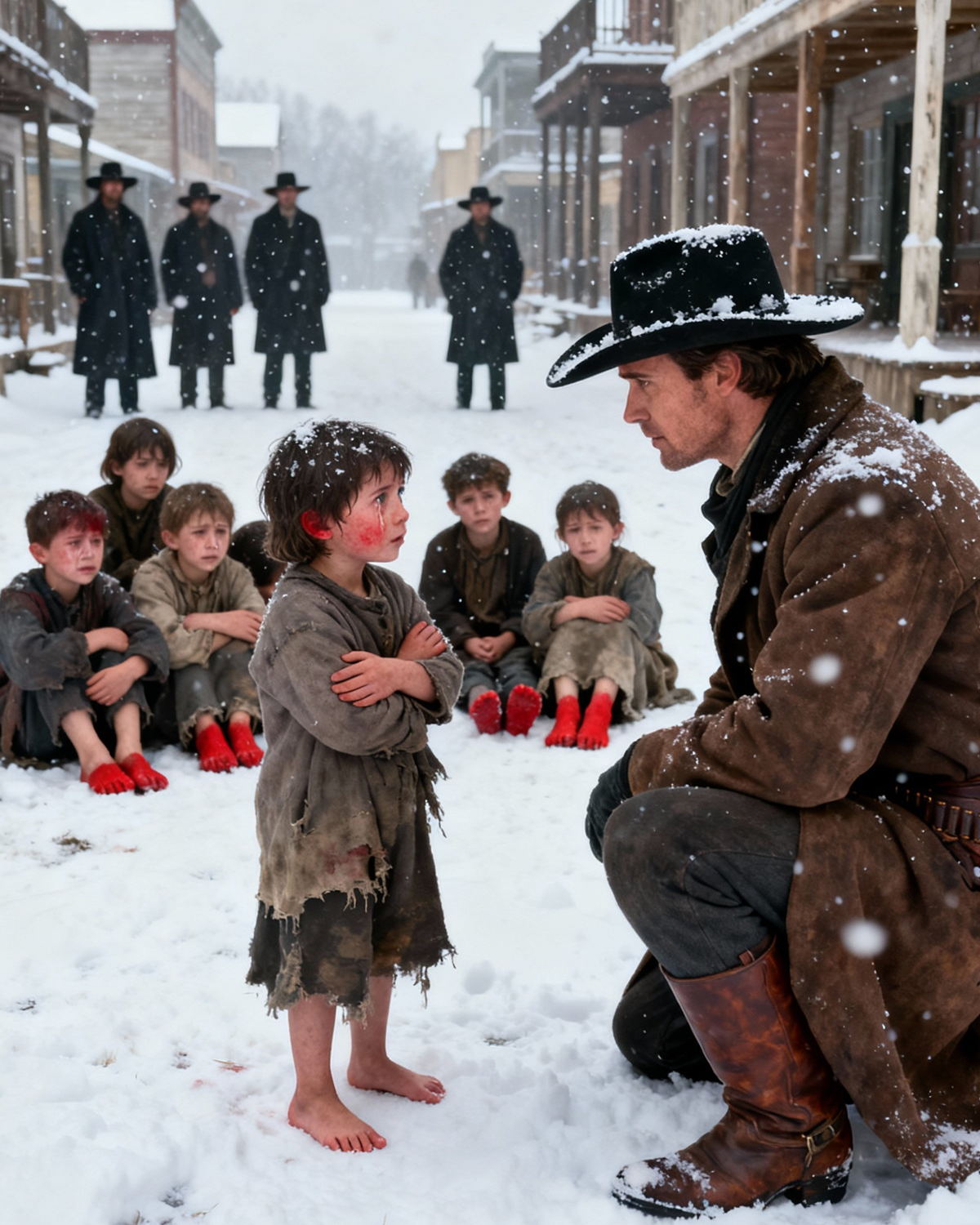 “Sir, No One Wants Us,” the Small Voice Whispered — And the Rich Cowboy’s Face Went Stone Cold as He Made a Choice That Shocked an Entire Town