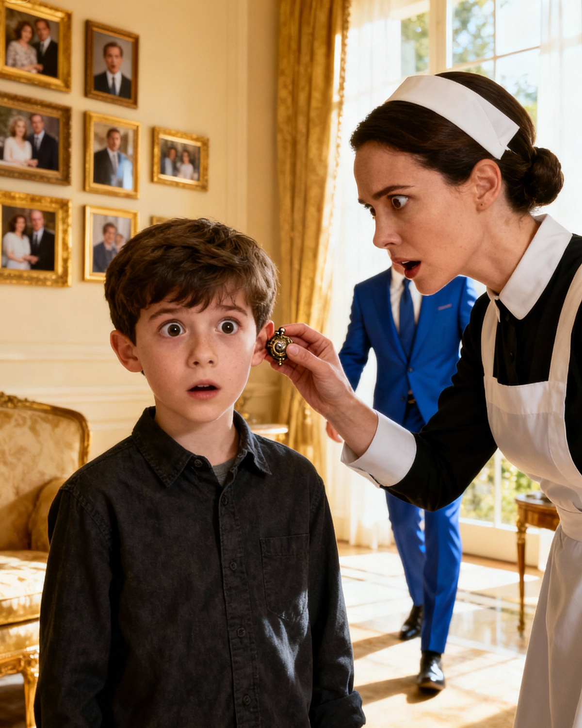 THE BILLIONAIRE’S SON WAS BORN DEAF — UNTIL THE MAID REACHED INTO HER POCKET AND EXPOSED A SECRET THAT MADE HIS FATHER GO PALE