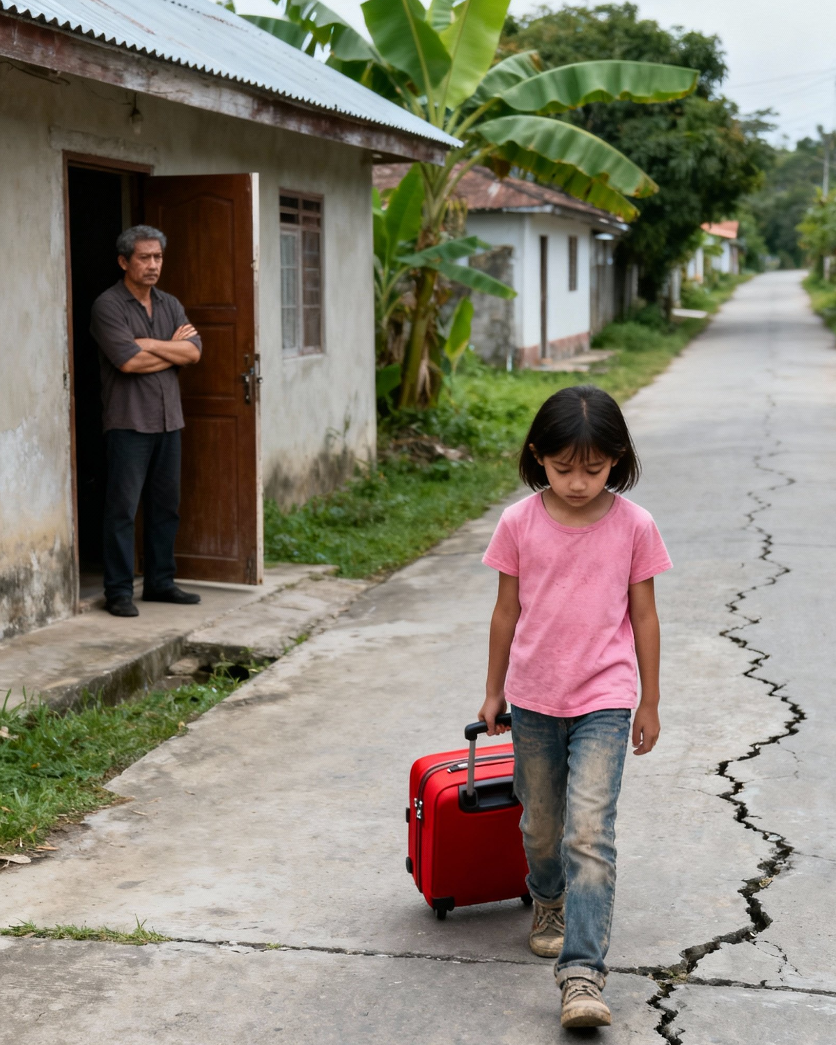 After My Wife Died, I Threw Her Daughter Out Because She Wasn’t My Blood — Ten Years Later, the Truth Broke My Heart