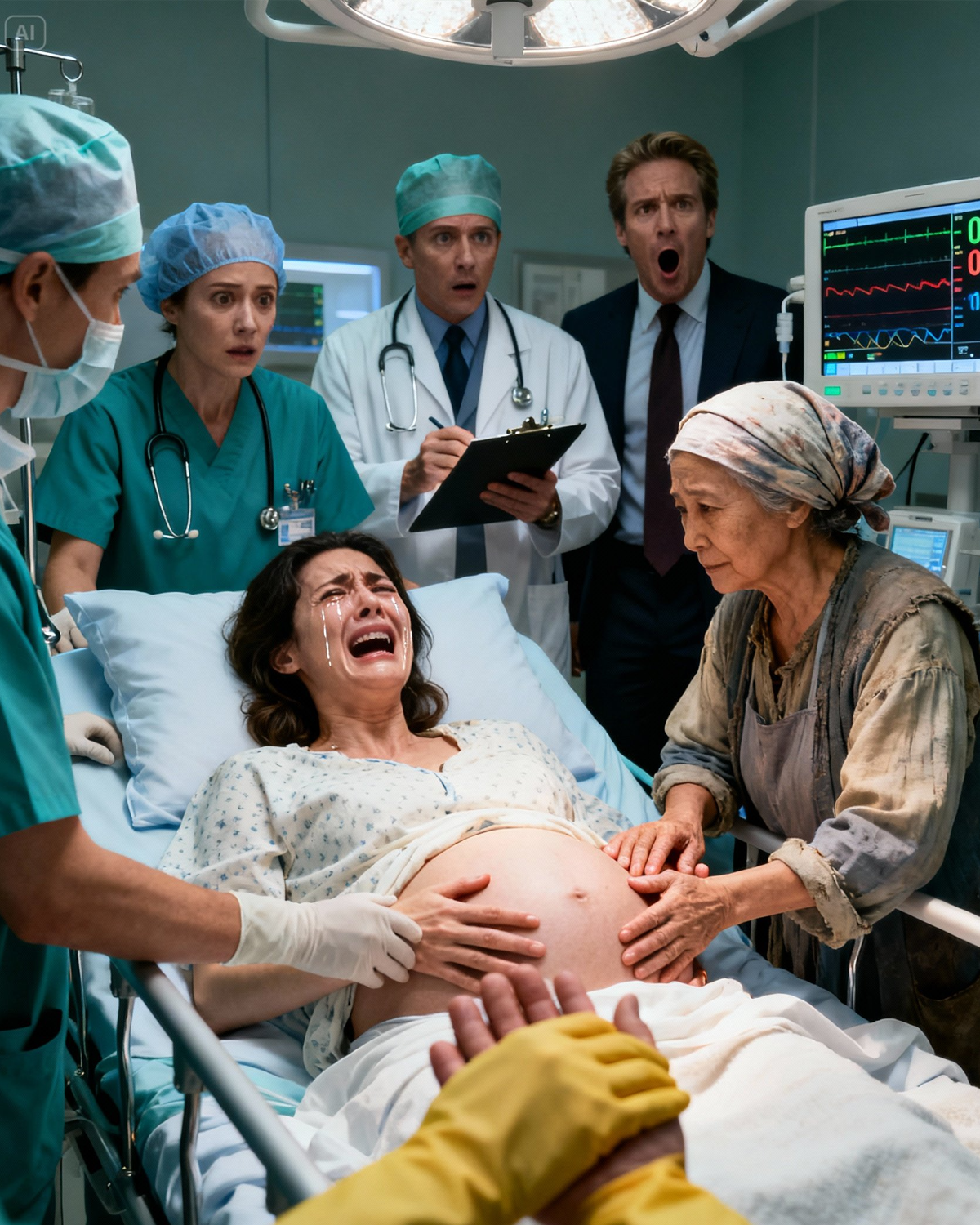 12 Doctors Couldn’t Deliver the Billionaire’s Baby — Until a Poor Cleaner Walked In And Did What….