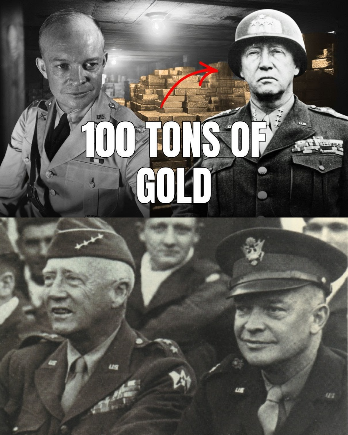What Eisenhower Said When Patton Seized Hitler’s Gold in 48 Hours—While Montgomery Was Still Stalled