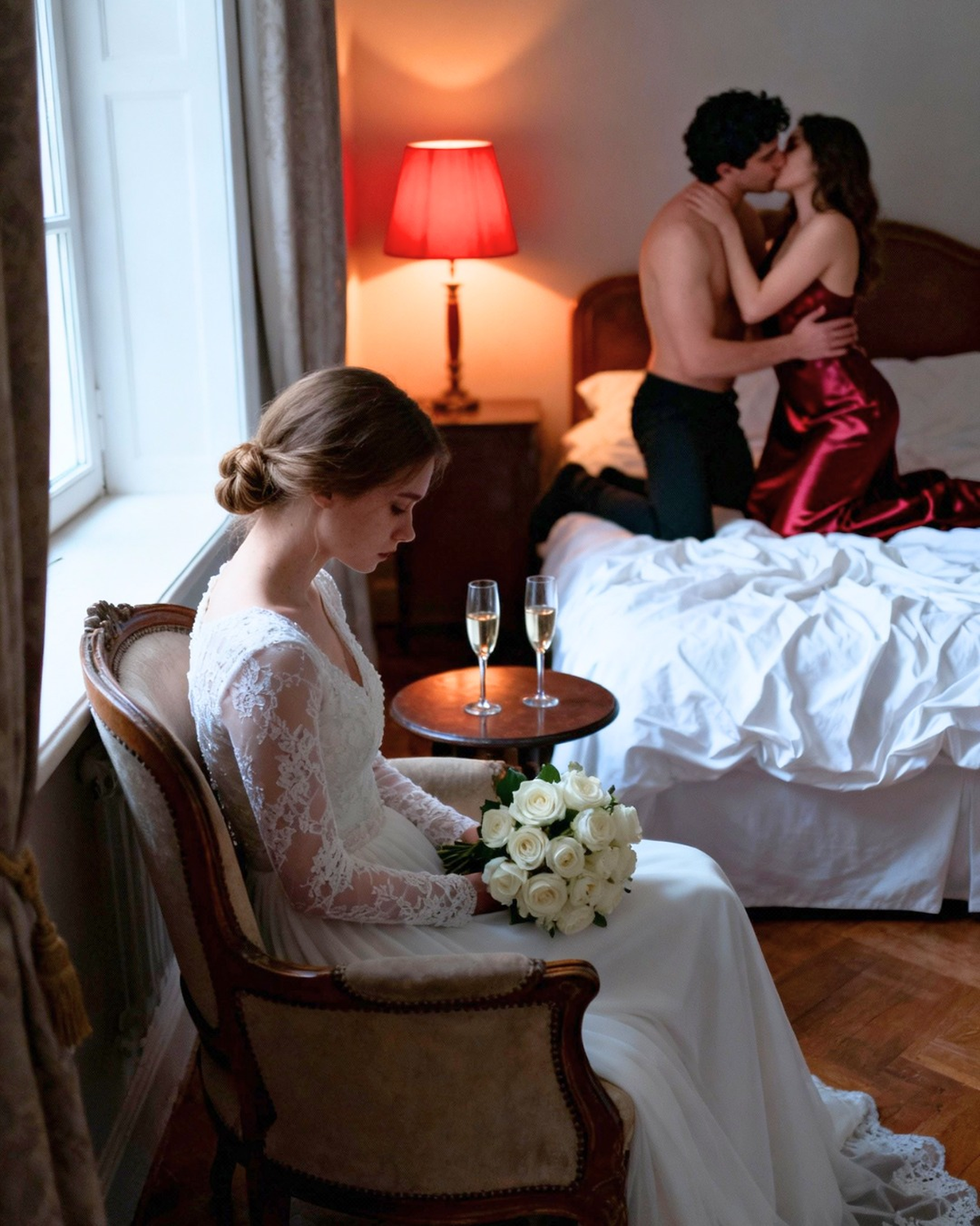 On my wedding night, my husband brought his mistress and forced me to look at them. What I found out an hour later changed everything 