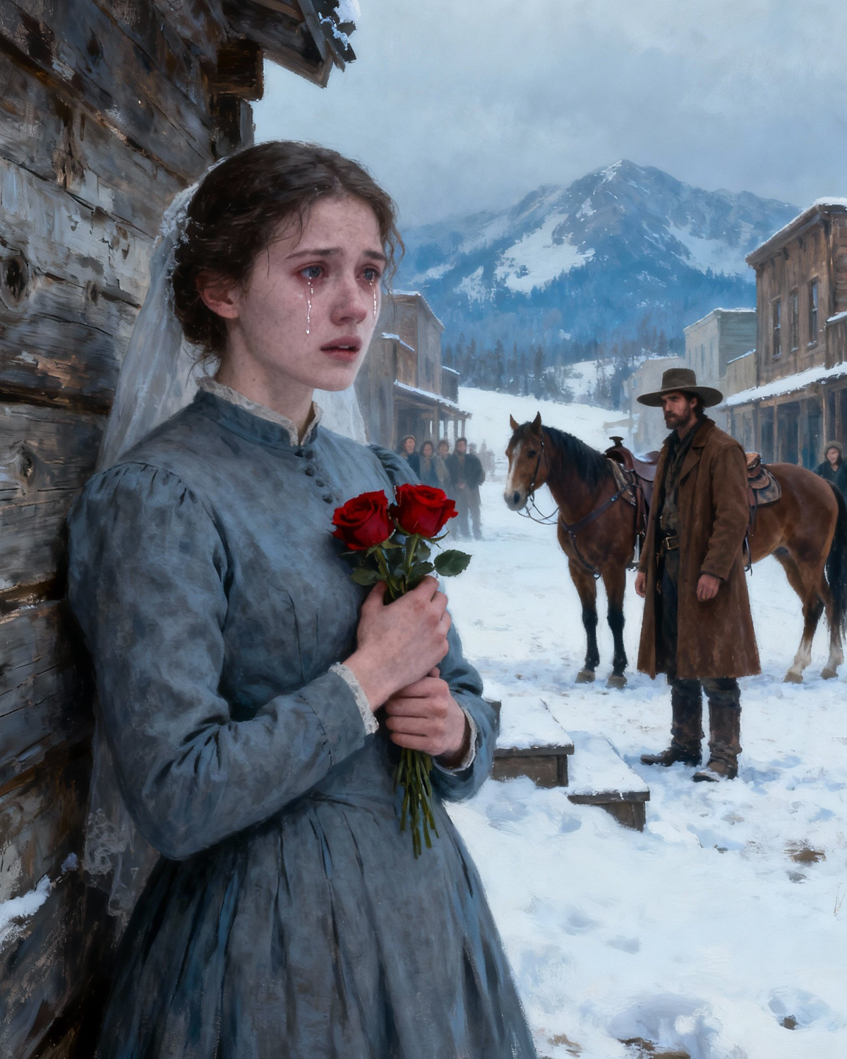 She Was the “Run-Down Farm Girl” Traded Like a Deed — Until a Quiet Rancher Turned a Forced Wedding Into a Reckoning No One in Town Could Measure