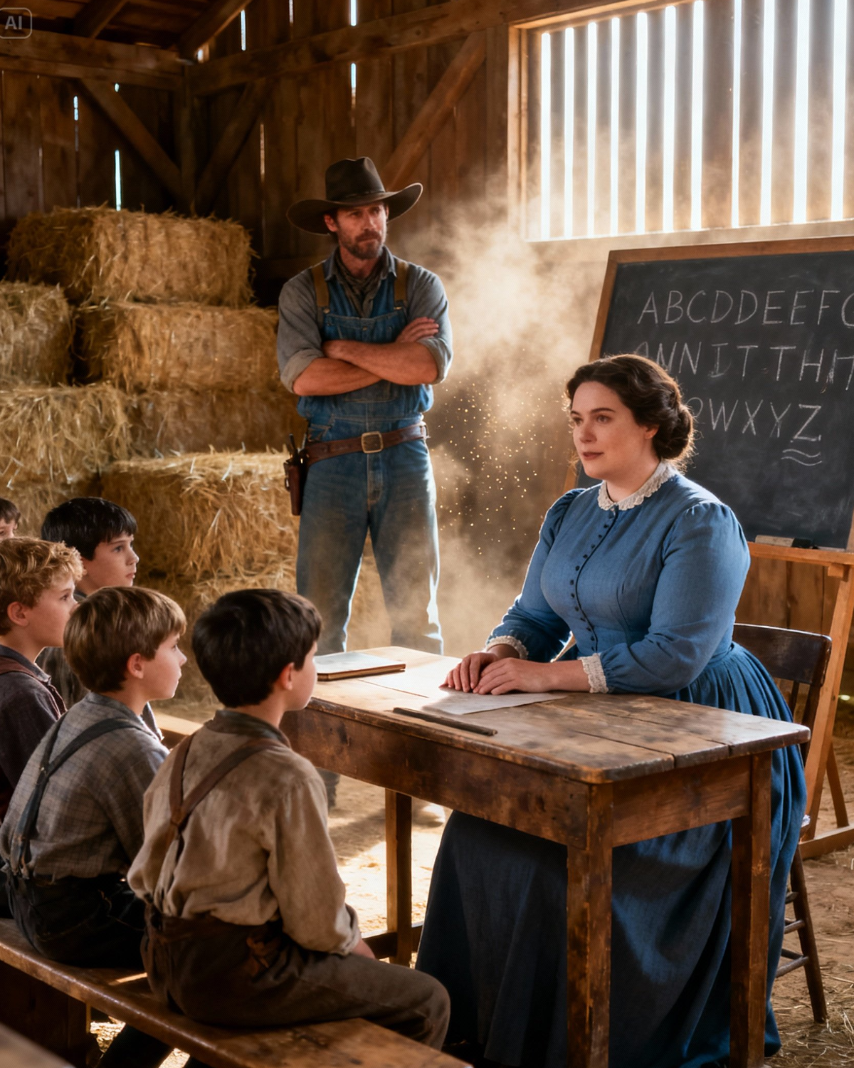 “He Never Allowed a Woman to Stay on His Ranch — Until a Curvy Schoolteacher Refused to Leave”