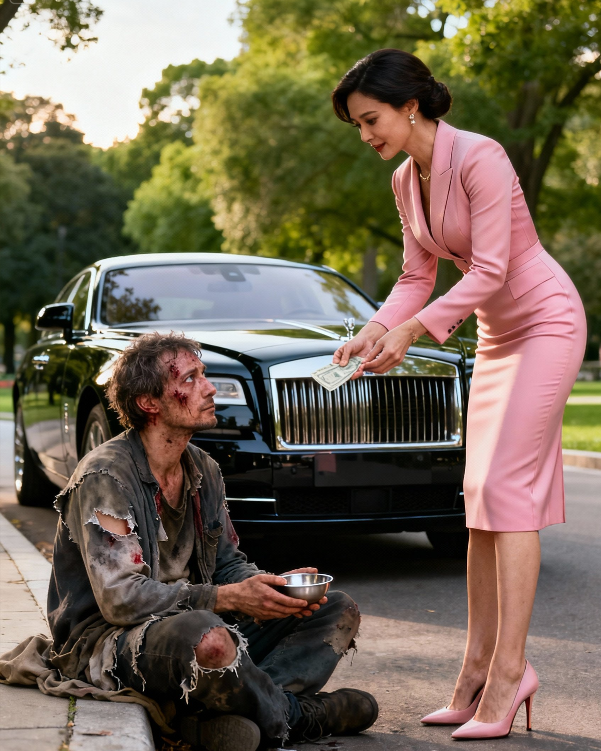 Beauty CEO took a homeless man home. Little did she know, he was the world’s richest man! shocked!