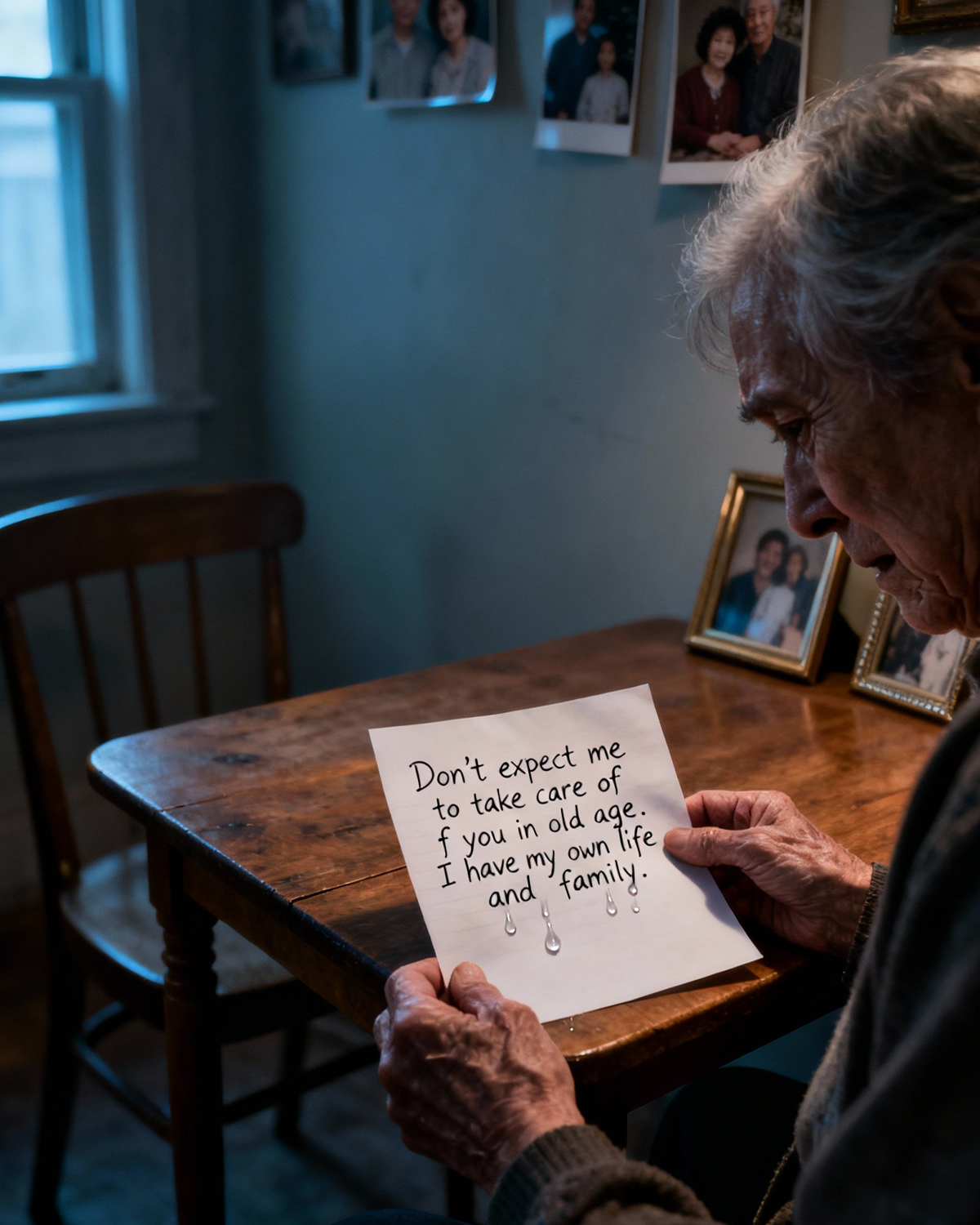 “Don’t Expect Me to Take Care of You,” My Son Wrote Coldly — And With One Message, He Burned a Lifetime of Sacrifice to Ashes