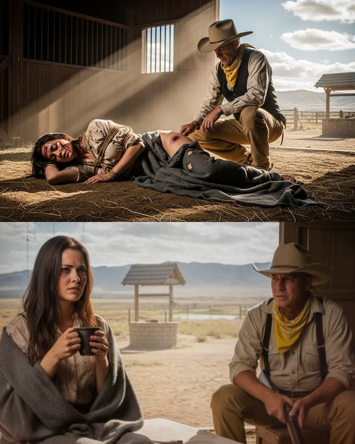 What the Rancher Did to Her in That Barn Was Worse Than Anyone Could Imagine — The “Rescue” Turned Into a Betrayal That Still Haunts the Town