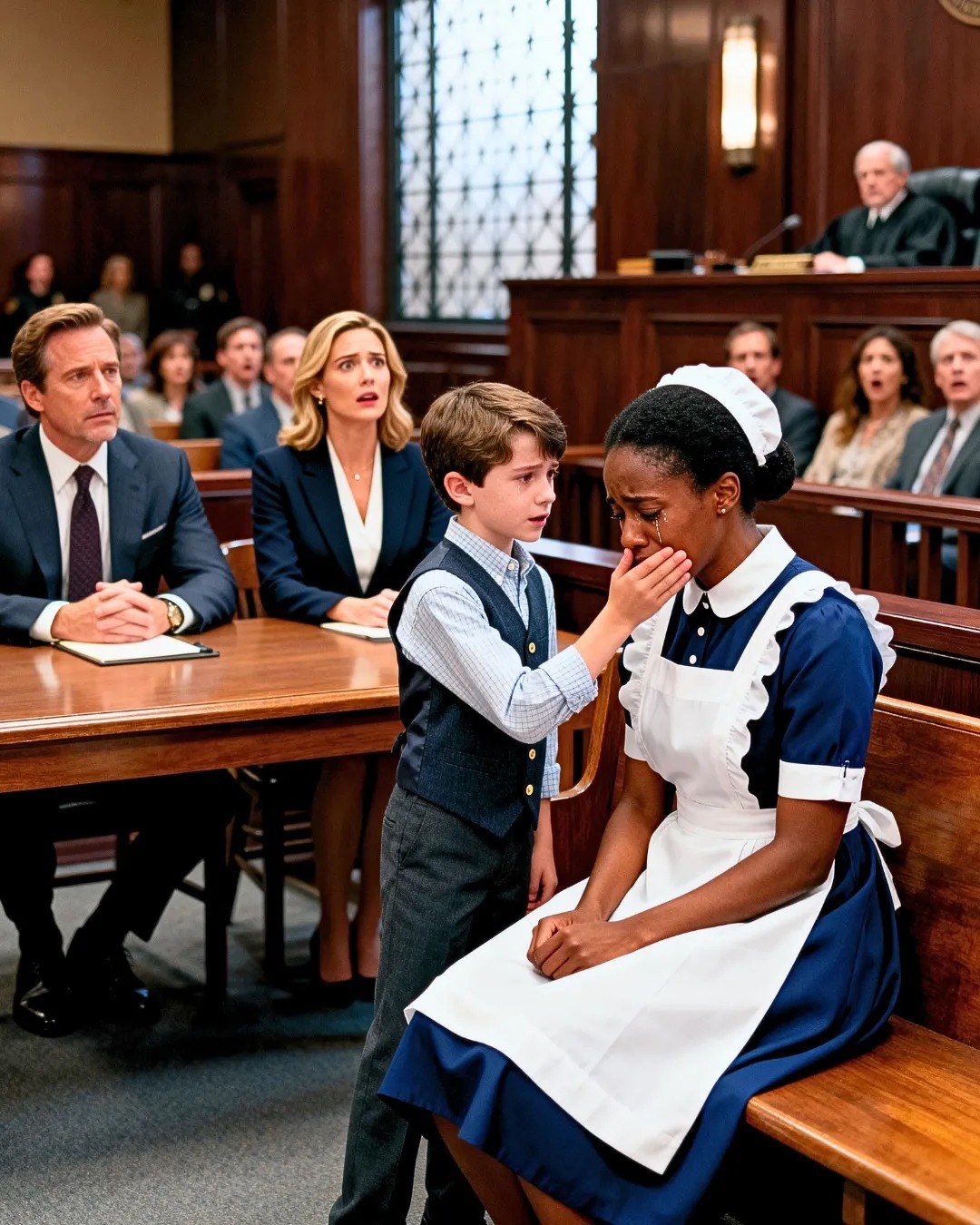 A humble maid who had worked for years in the service of a powerful billionaire family was suddenly accused of stealing a priceless jewel….