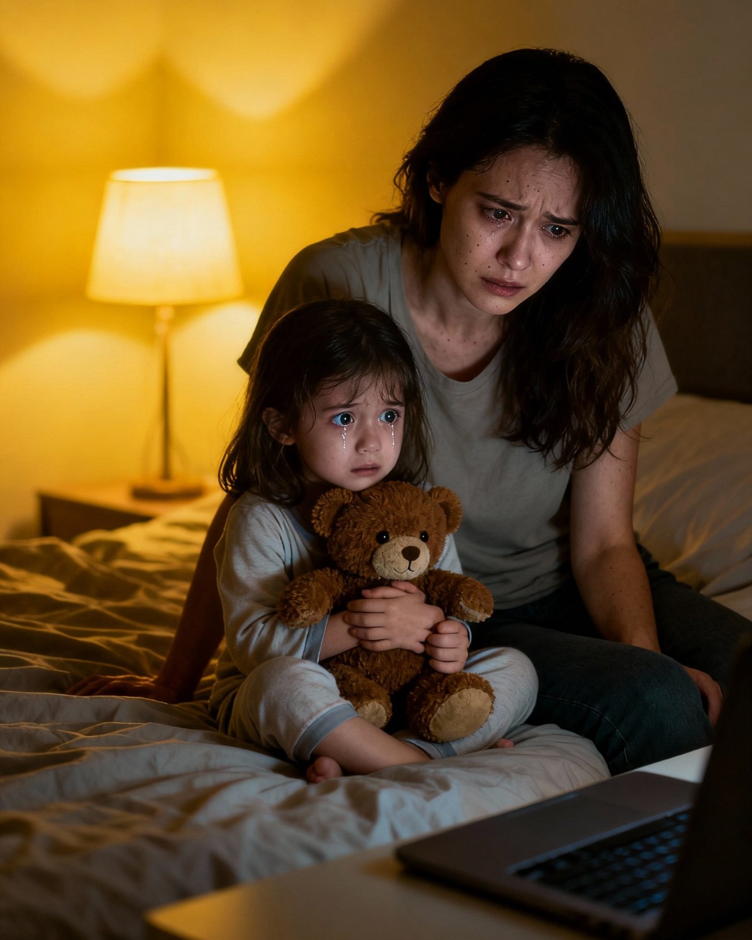 I overheard my five-year-old daughter whispering to her teddy bear about her daddy’s secrets: “Daddy said you’ll never find out.”