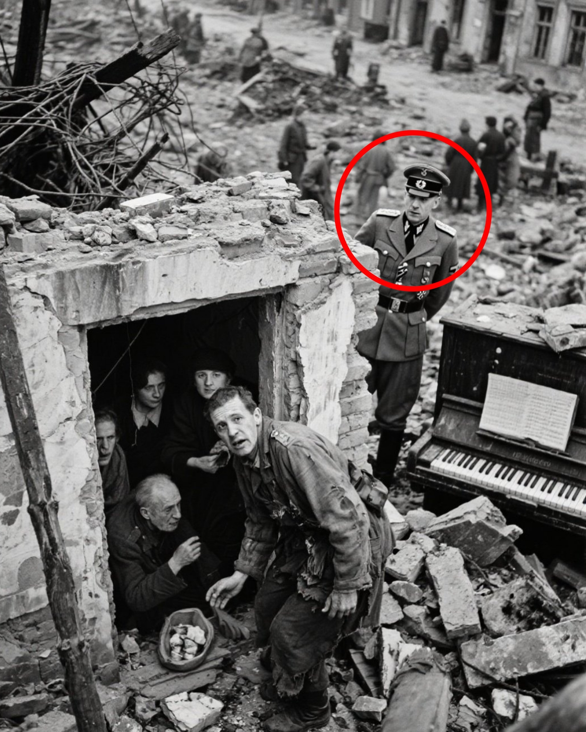 A German officer found a Jewish pianist hiding in Warsaw and saved his life