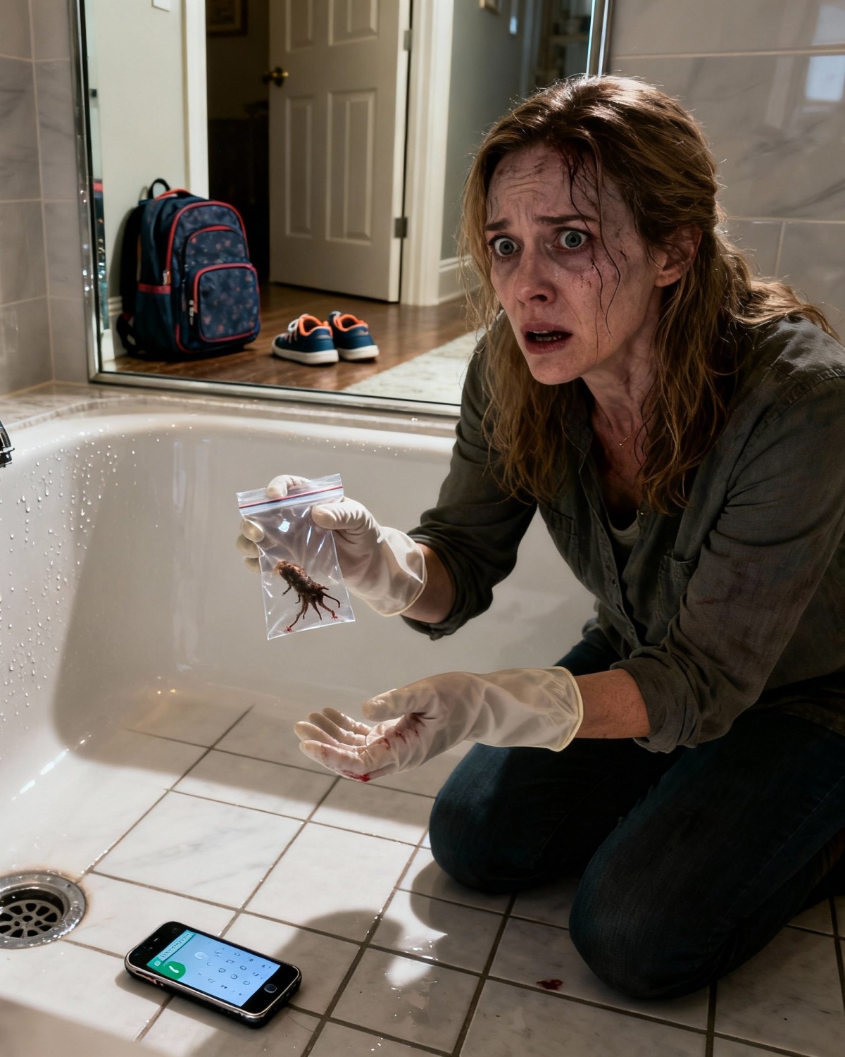 My 10-year-old daughter always rushed to the bathroom as soon as she came home from school.