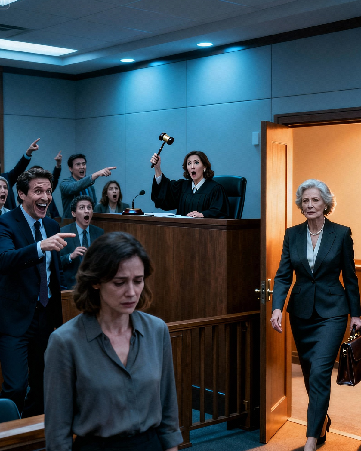 He Smirked as He Humiliated His Wife in Open Court — Then Her Mother Walked In and Turned the Trial Into a Public Reckoning