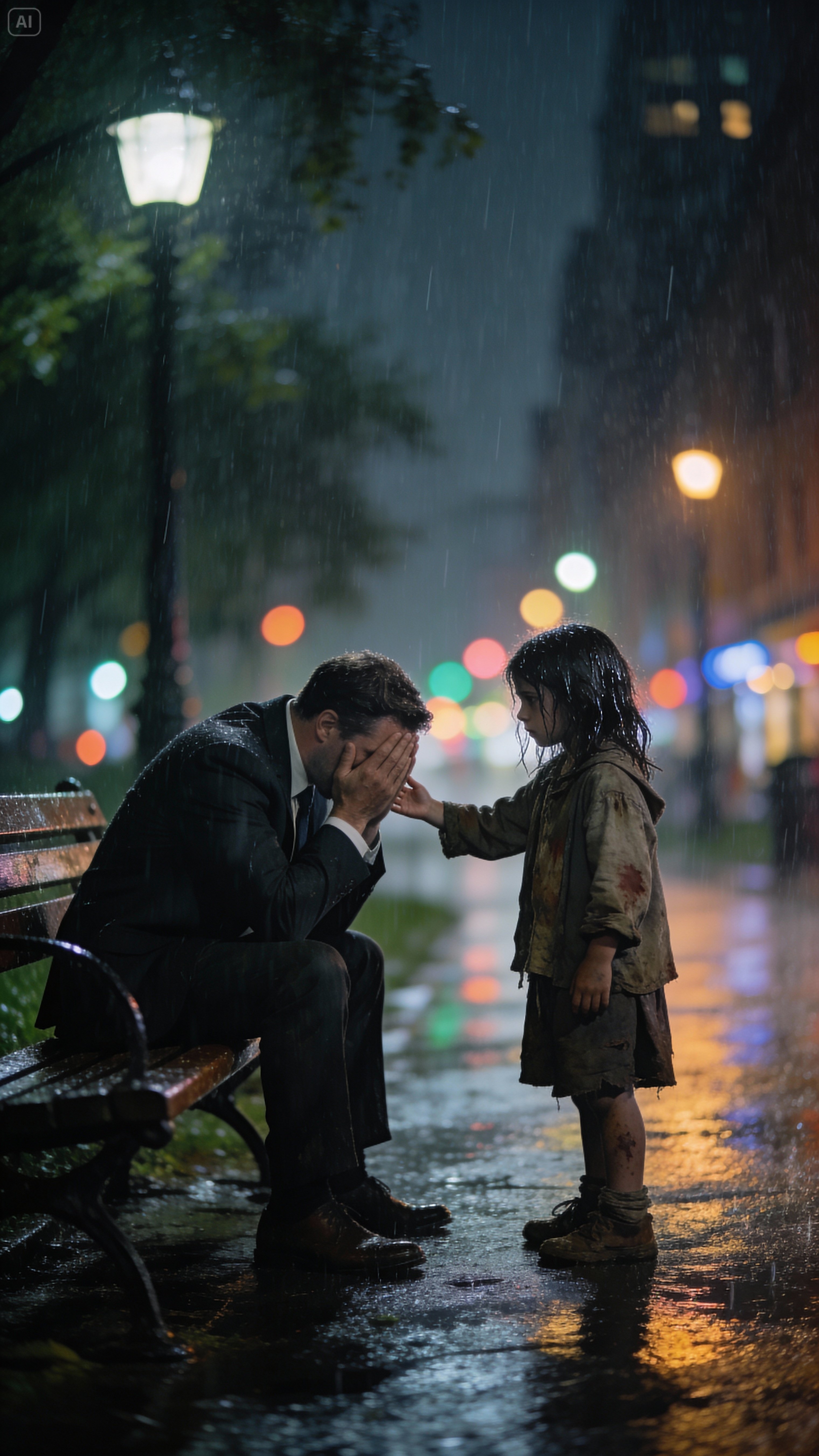 “Are you hungry too?”, the poor girl asked the millionaireโฆ what he did next astonished everyone…