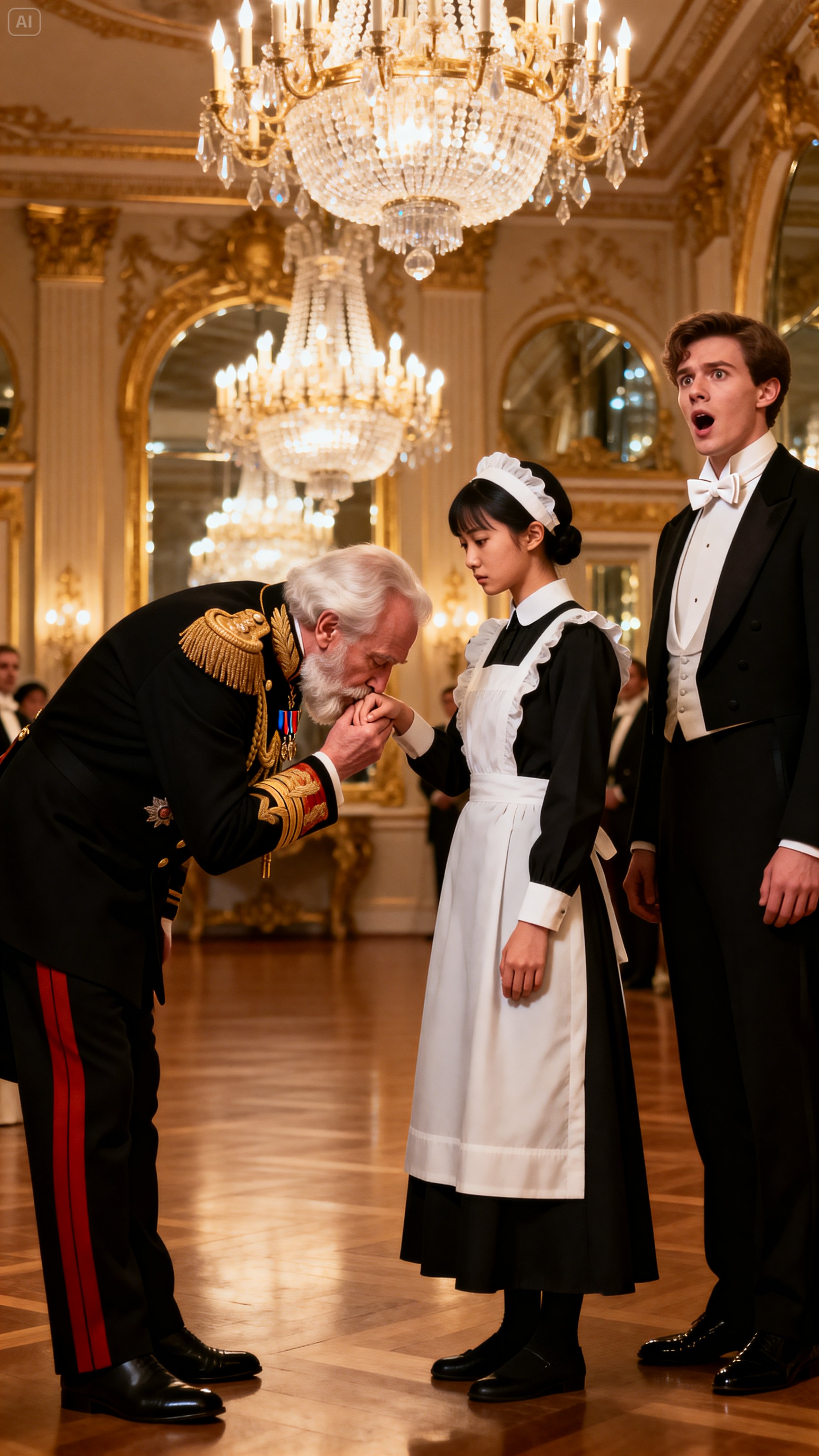 MY HUSBAND FORCED ME TO WEAR A MAID’S UNIFORM AT HIS PROMOTION PARTY AND SHOWED OFF HIS MISTRESS—BUT EVERYONE FROZE WHEN THE BIG BOSS BOWED AND CALLED ME “MADAM CHAIRWOMAN.”