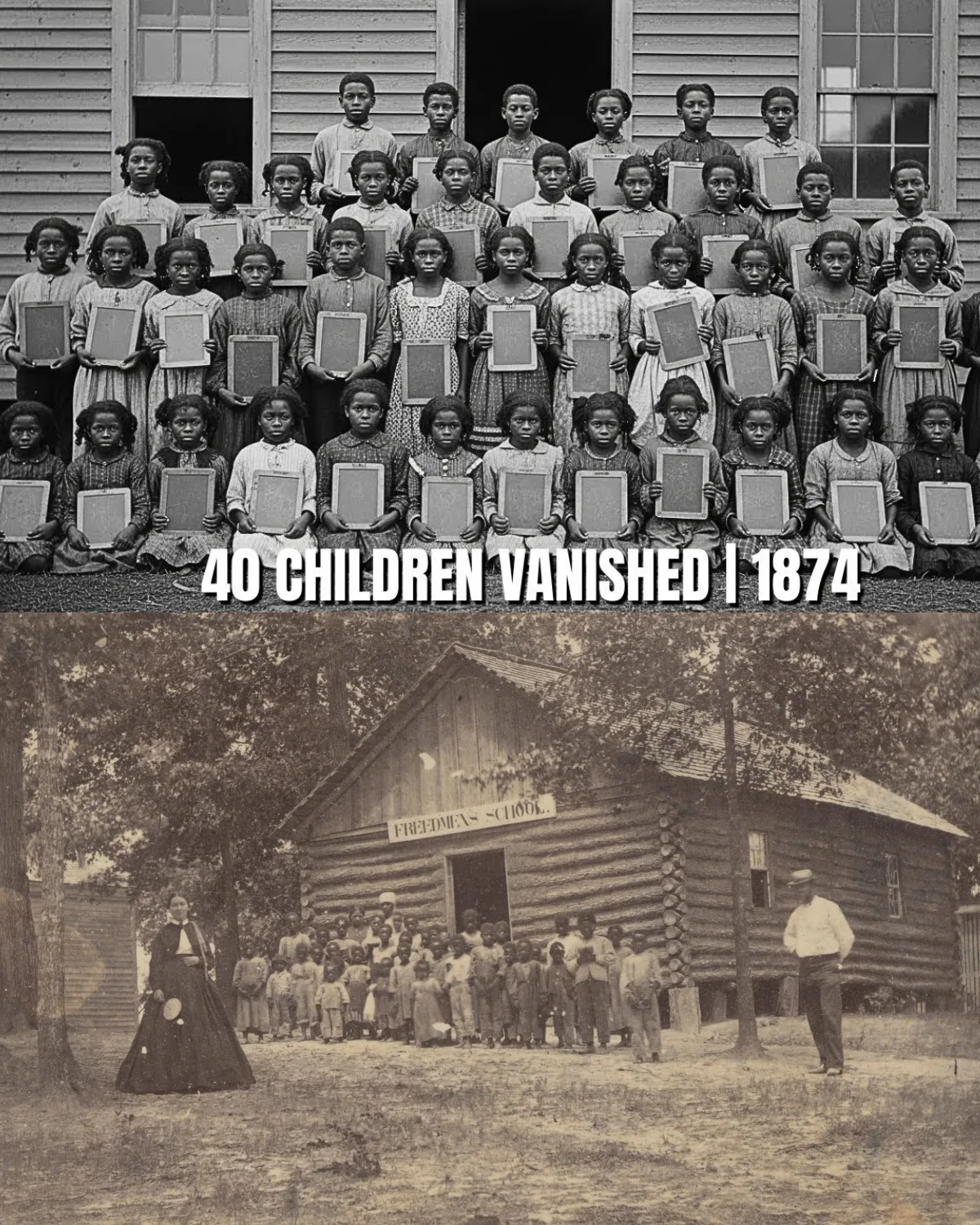 The Night Education Became a Death Sentence: Inside the 1874 School Where 40 Black Children Vanished