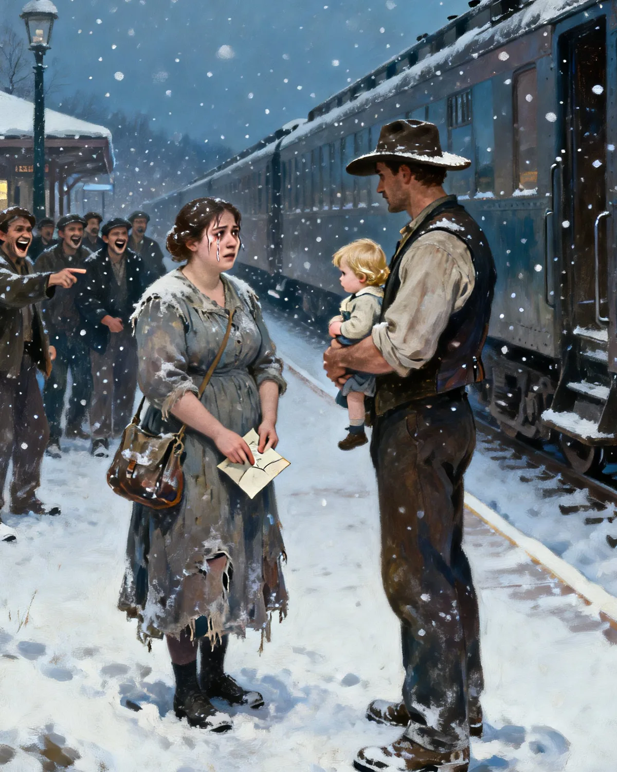 “YOU CAN SEND ME BACK,” THE MAIL-ORDER BRIDE SOBBED — AND THE COWBOY’S REPLY SHATTERED EVERY RULE THE TOWN LIVED BY