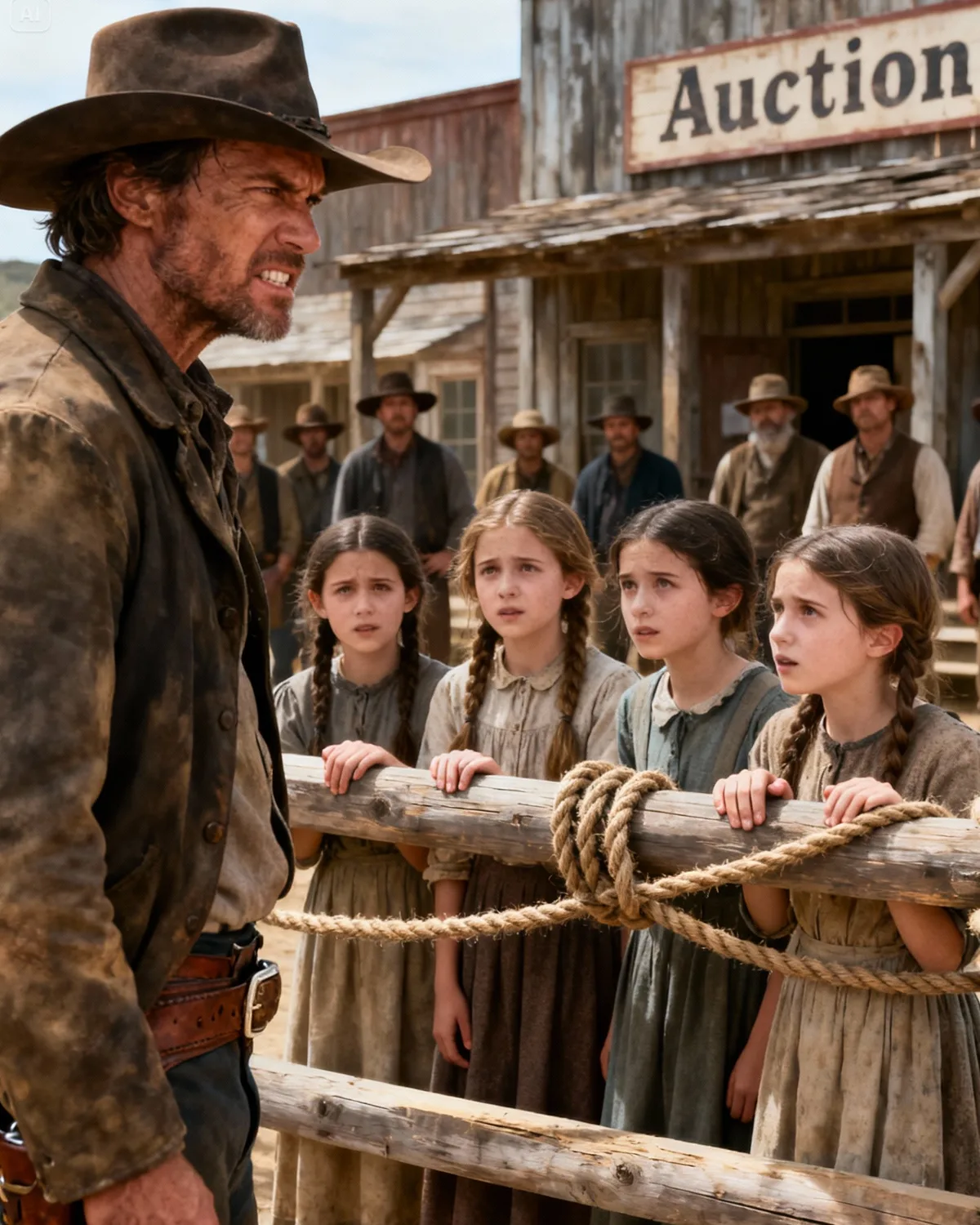 An Enraged Rancher Bought FOUR SISTERS Sold by Their Own Uncle — What He Built Next Shattered a Frontier and Made History