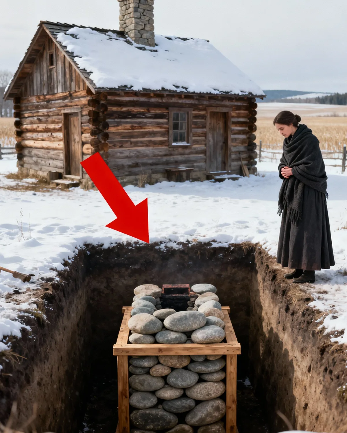 Neighbors Laughed When She Installed a Chimney Beneath His Cabin — Until Made It Warmer All Winter