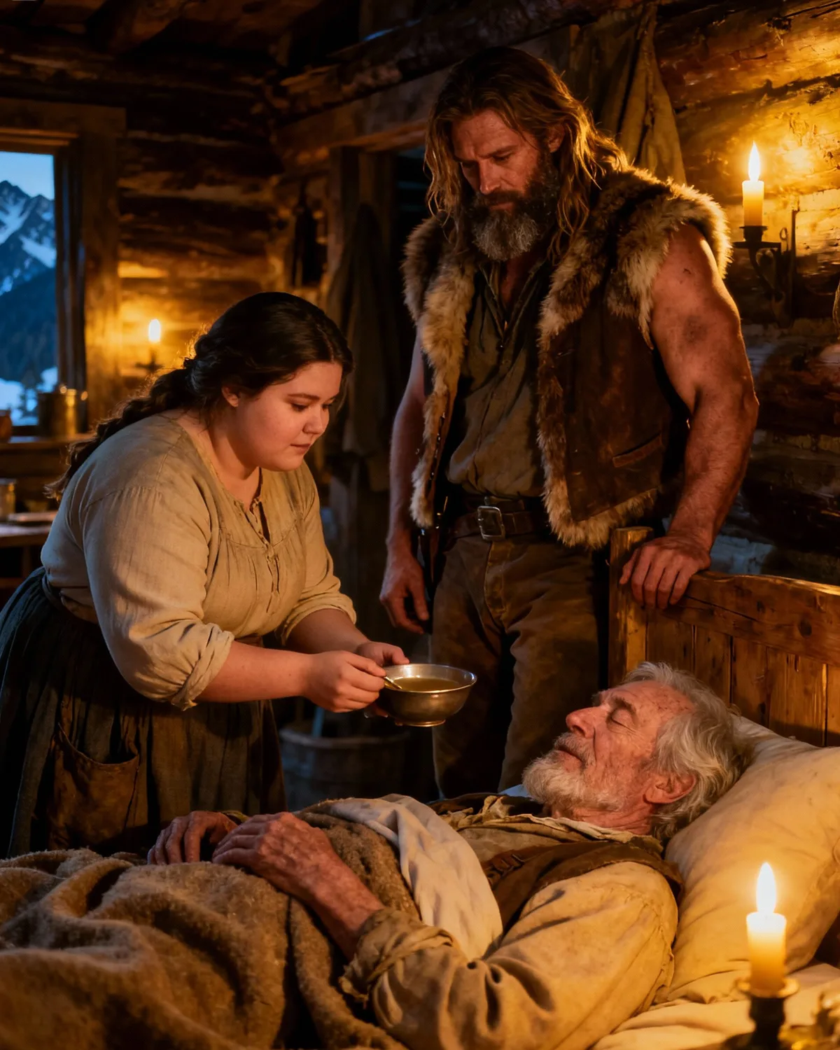 The Mountain Cowboy Rejected Every Thin Bride — Until the Obese Girl Saved His Dying Father