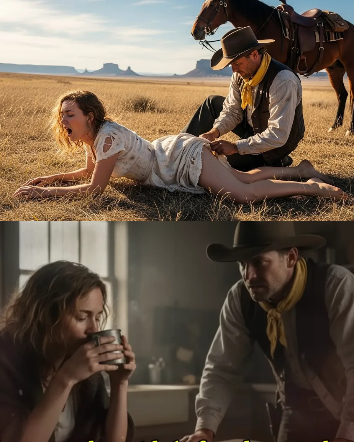 “Don’t… It Still Hurts There” — The Rancher Did It Anyway.. And Then. He Had A Wife