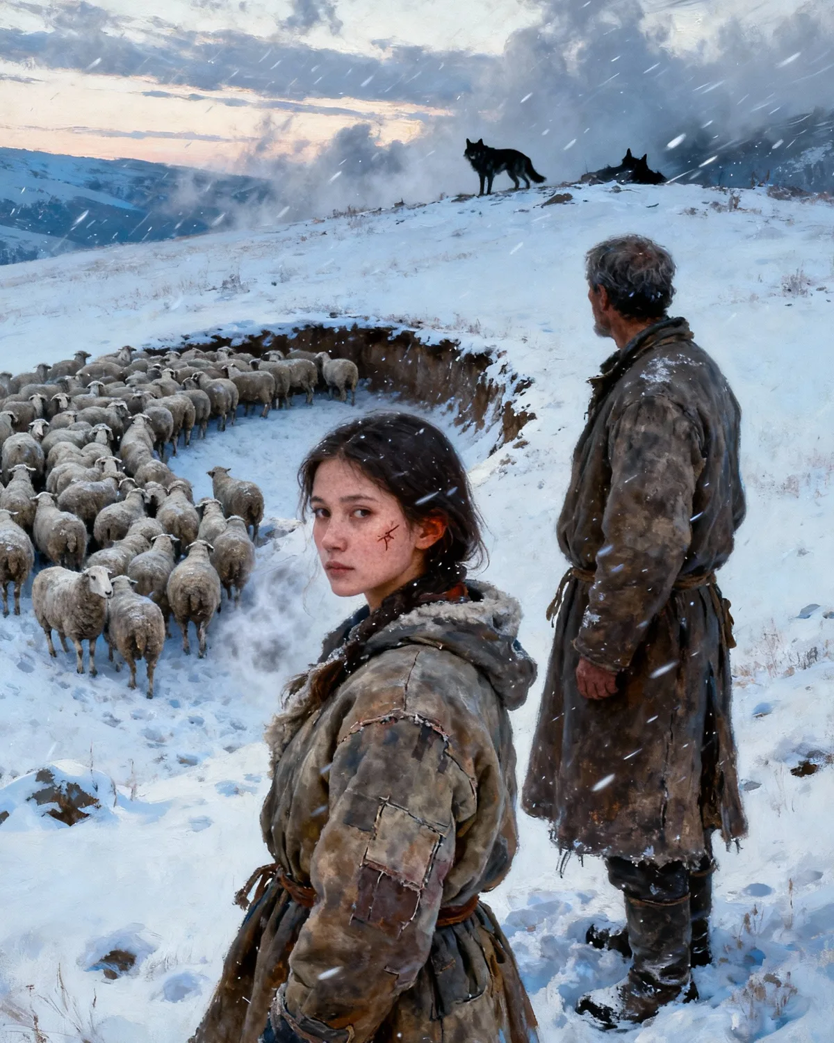 A birthmark on her face caused her to be sold for a pittance — a highland shepherd bought her to keep during the winter, unaware that she was…