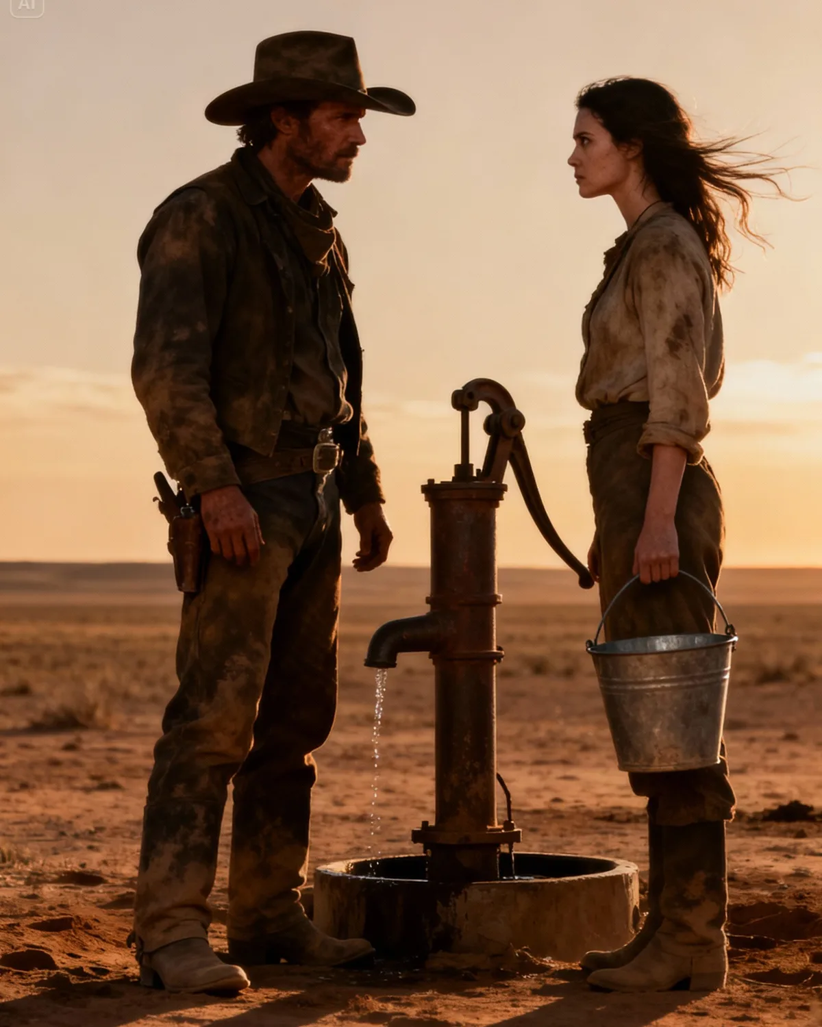 The Rancher Thought She Came Only for Water — Then She Asked Him to Teach Her What Hands Are Really For