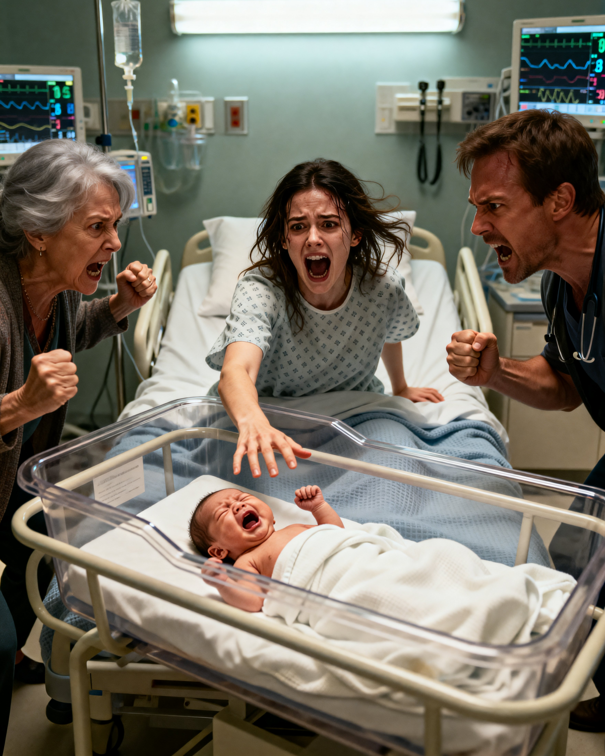 As Soon as My Mother-in-Law Heard I’d Finished Labor, She Stormed into My Room and Painted My Newborn Black — Then She Screamed, “Look! This Baby Isn’t My Son’s.”