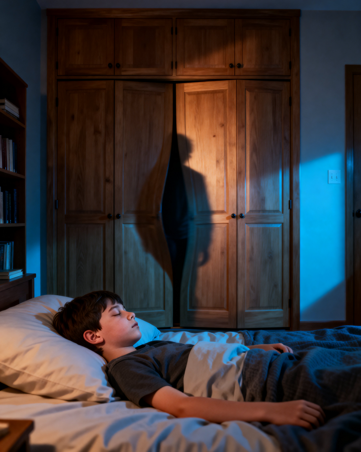 “My 6-year-old son kept asking why the closet ‘breathes’ at night — until I checked the baby monitor.”
