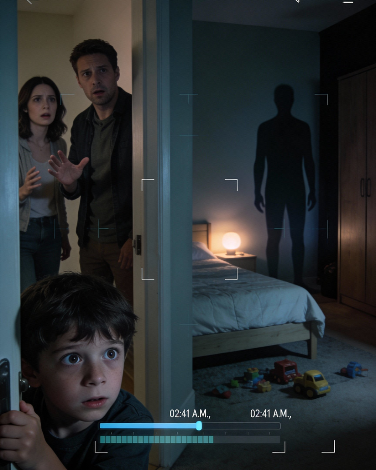 MY SON REFUSED TO ENTER HIS BEDROOM BECAUSE “THE WOMAN IS STILL THERE” — THE CAMERA SHOWED SHE NEVER LEFT.