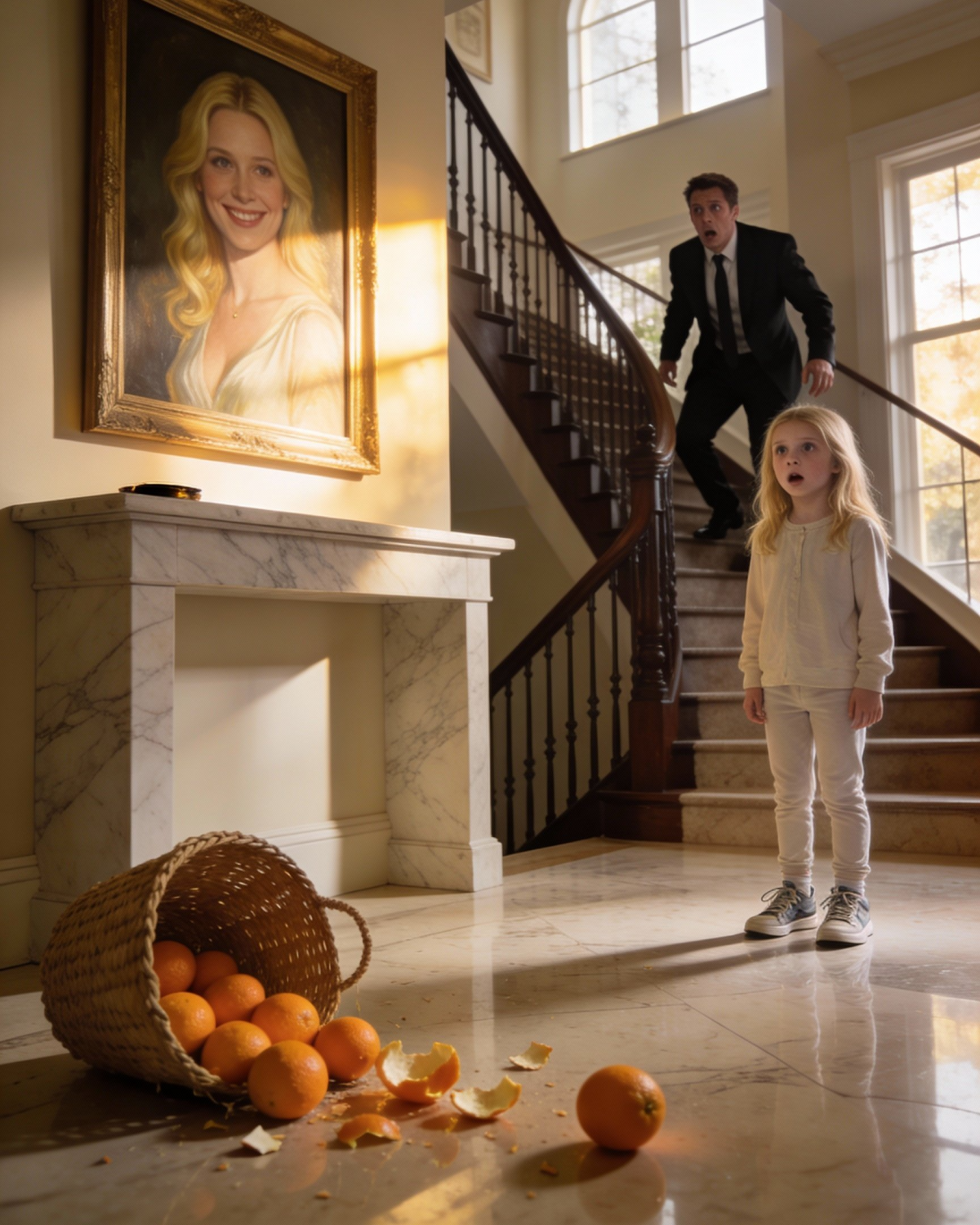 I WAS JUST A LITTLE GIRL SELLING ORANGES FOR MY MOM’S MEDICINE — UNTIL I WALKED INTO A MILLIONAIRE’S MANSION AND ASKED, “WHY IS MY MOM IN THIS PICTURE?”